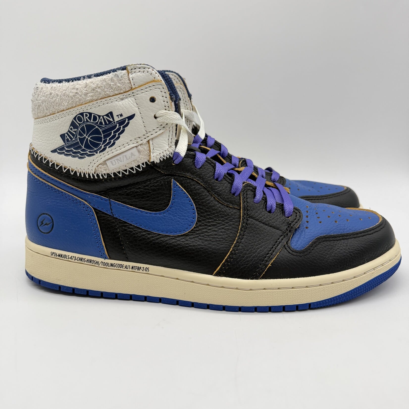 Jordan 1 Retro High OG SP Fragment x Union LA Sport Royal