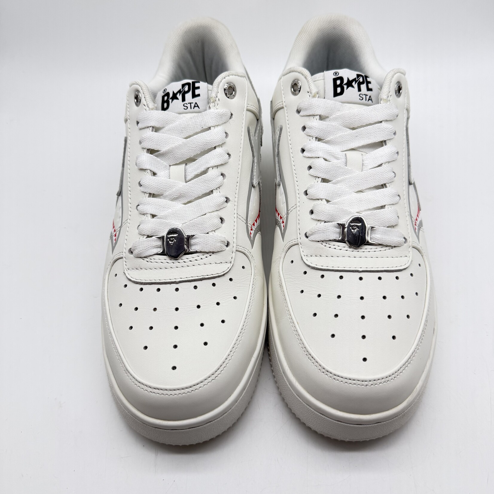 A Bathing Ape Bape Sta Low #2 Shark White