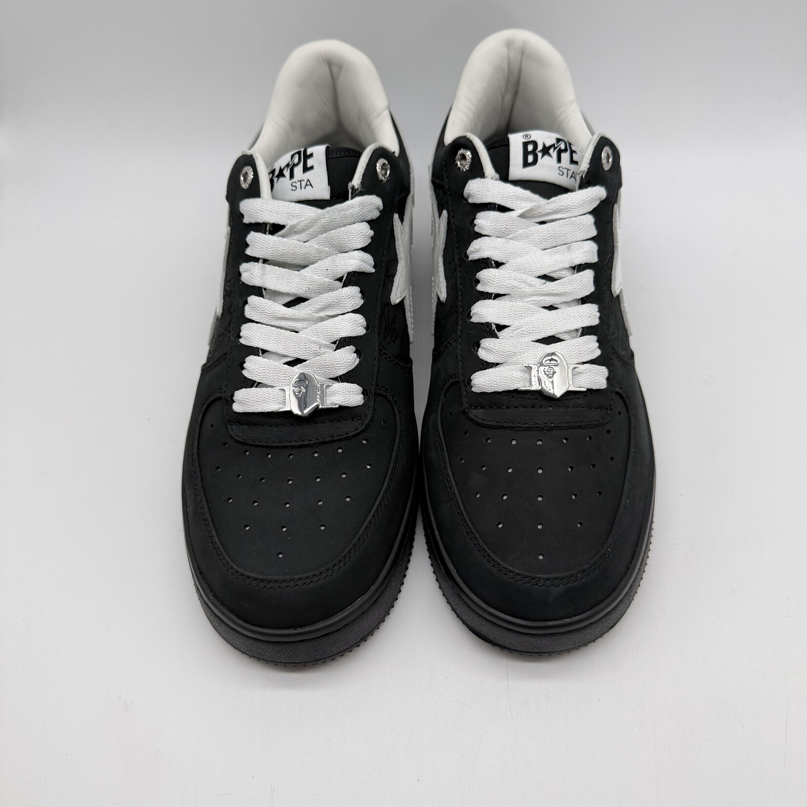 A Bathing Ape Bape Sta #4 Black White
