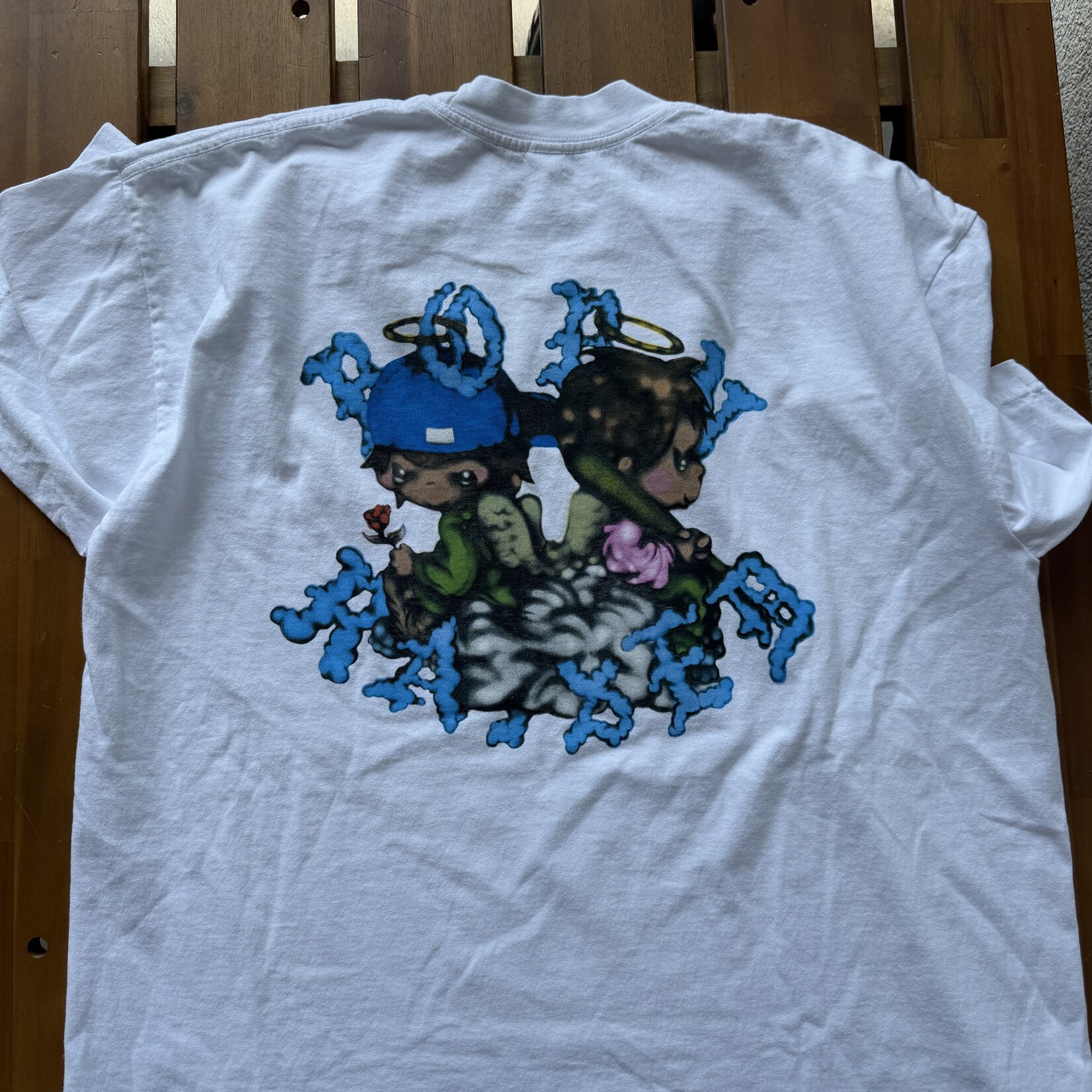 Born x Raised angel kids tee