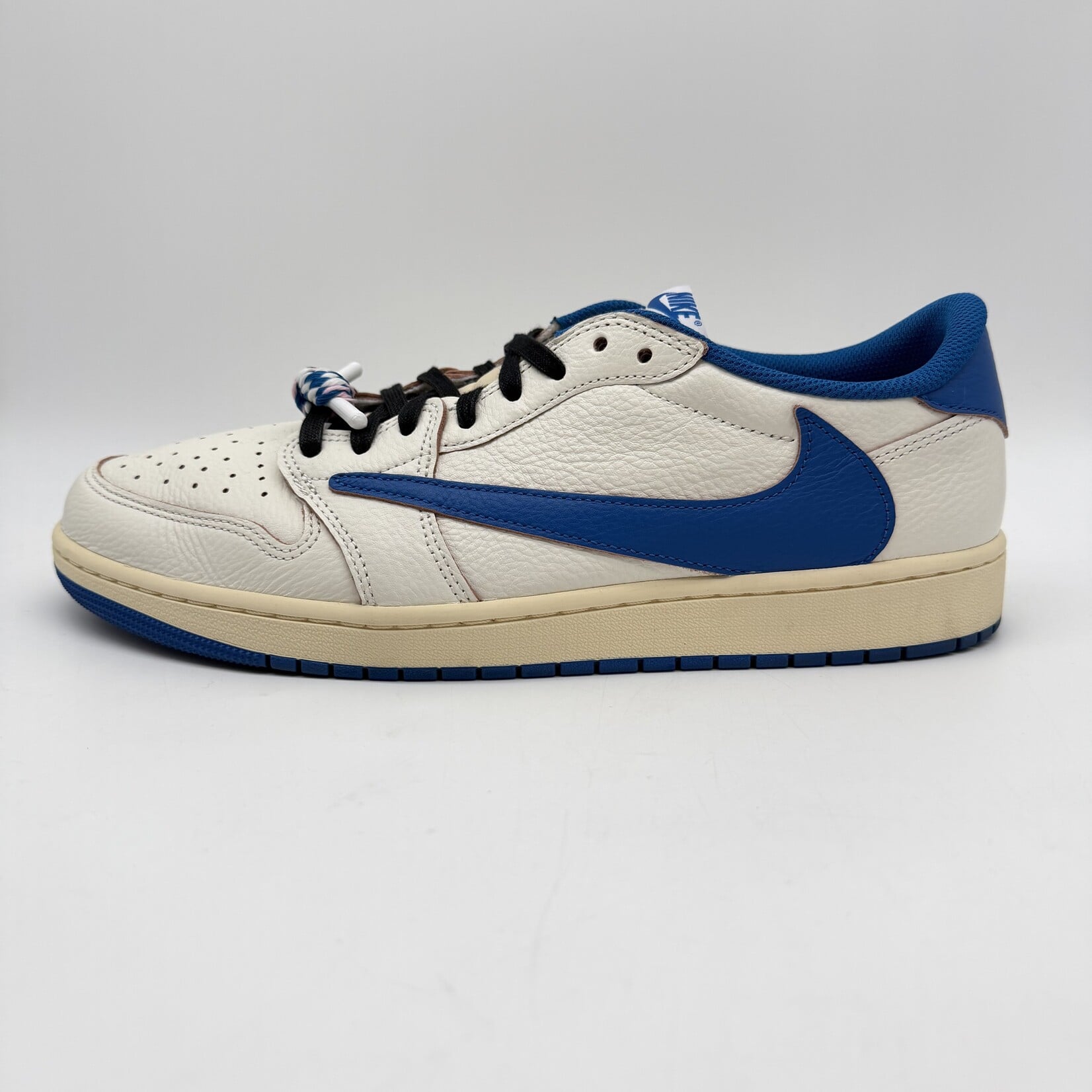 Jordan 1 Retro Low OG SP Fragment x Travis Scott Sail Military Blue
