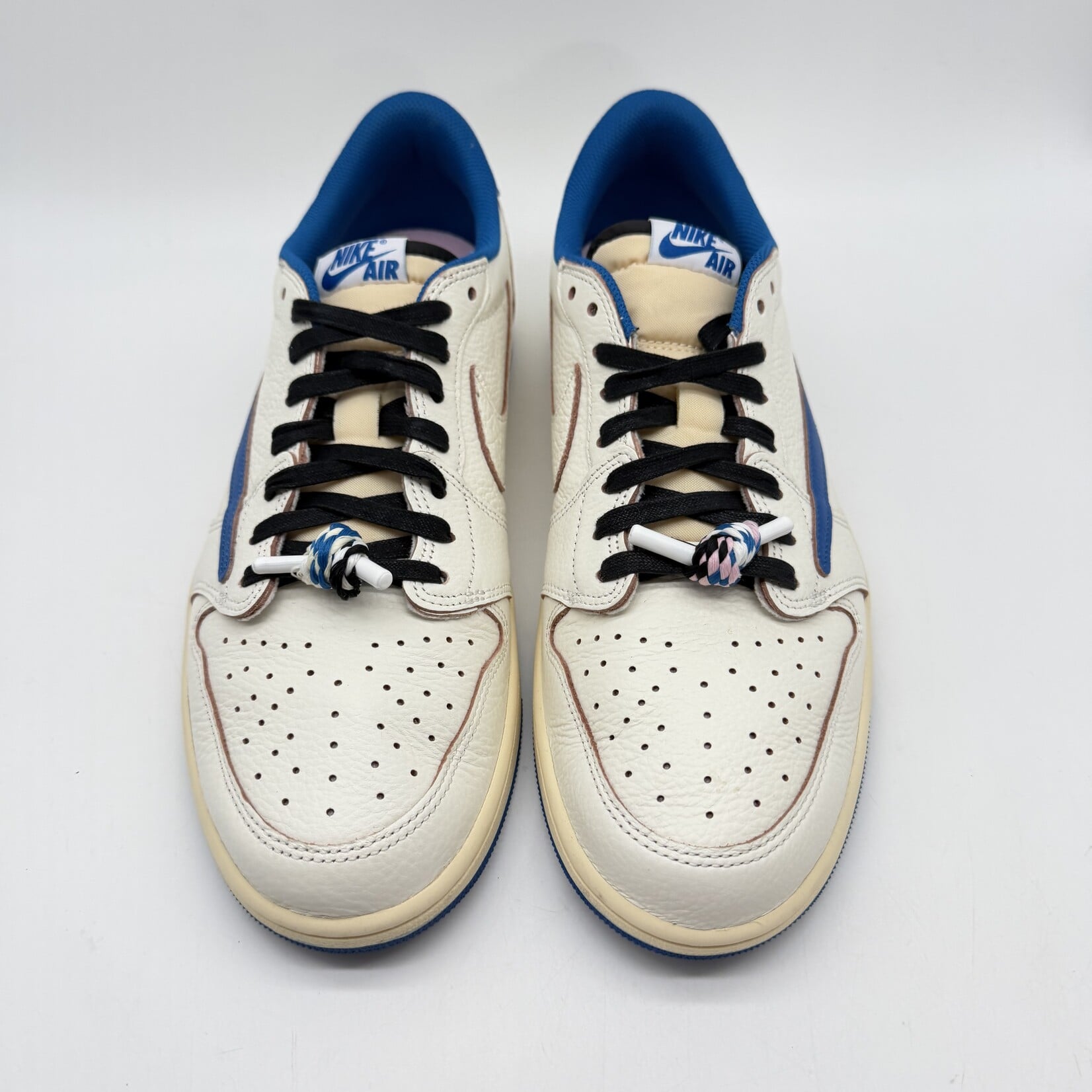 Jordan 1 Retro Low OG SP Fragment x Travis Scott Sail Military Blue