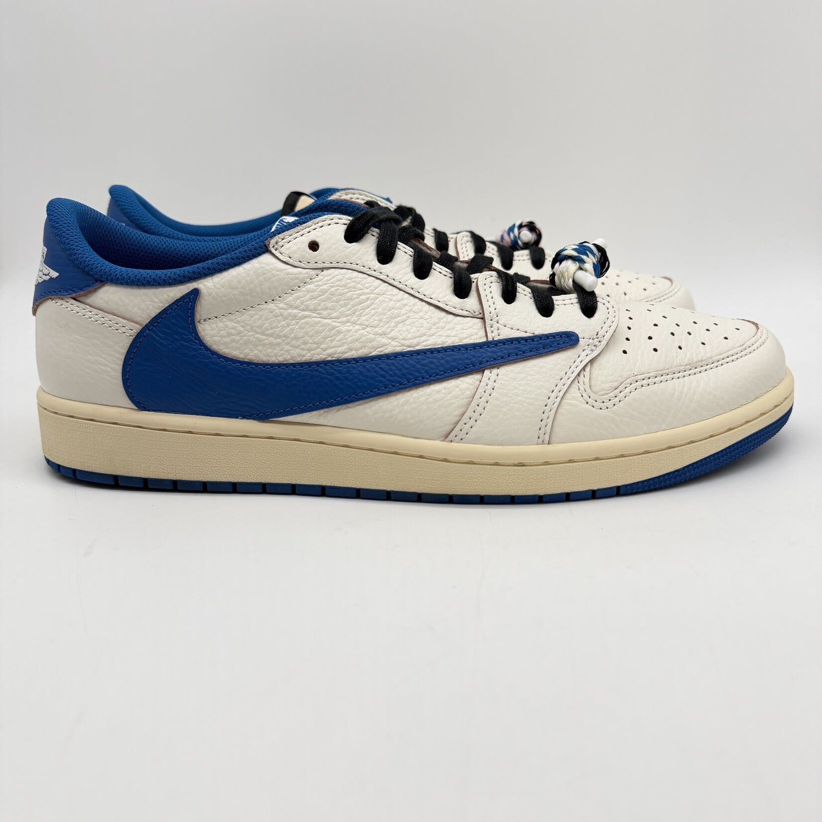 Jordan 1 Retro Low OG SP Fragment x Travis Scott Sail Military Blue