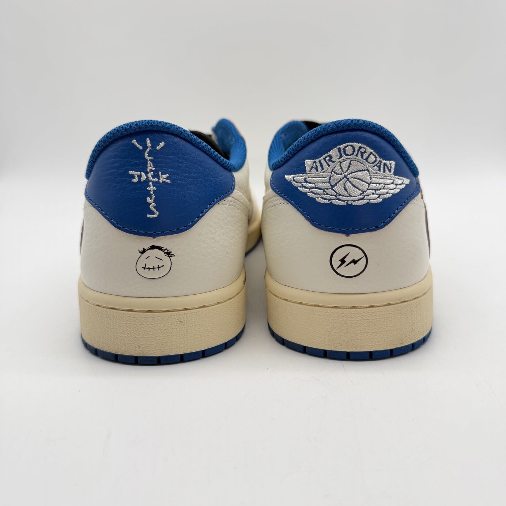 Jordan 1 Retro Low OG SP Fragment x Travis Scott Sail Military Blue