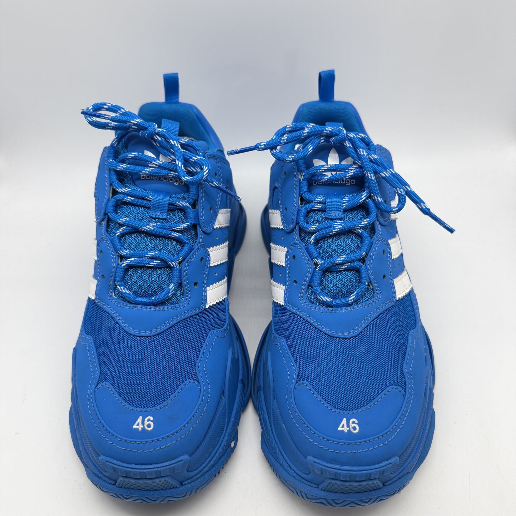 Balenciaga x adidas Triple S Blue White