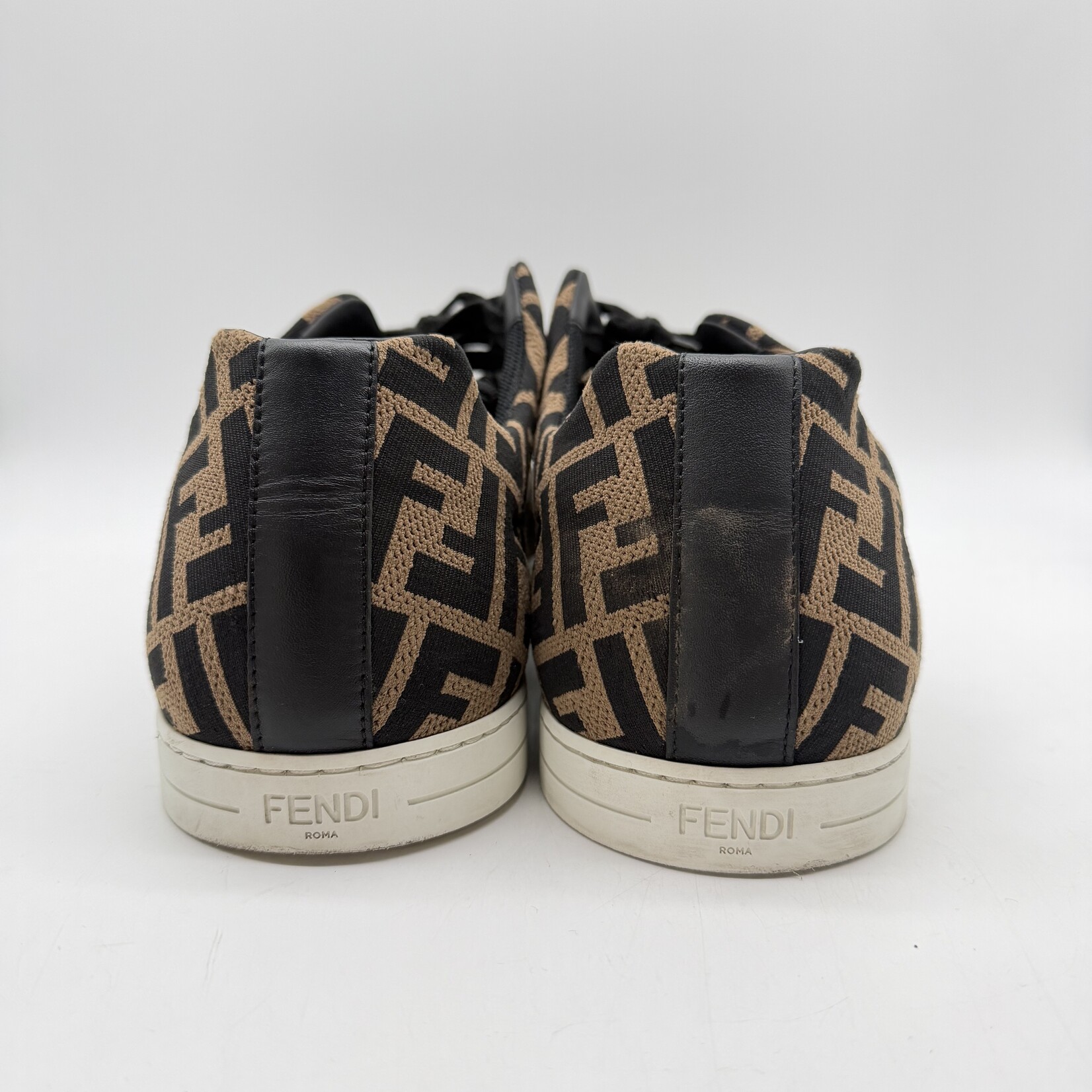 Fendi Tech Fabric Low Top Brown