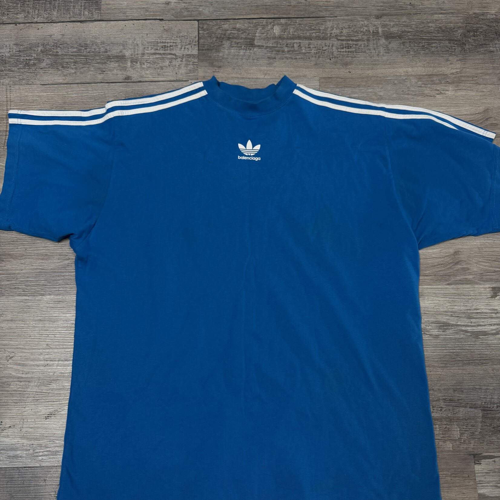 Balenciaga x adidas T-Shirt Oversized Blue