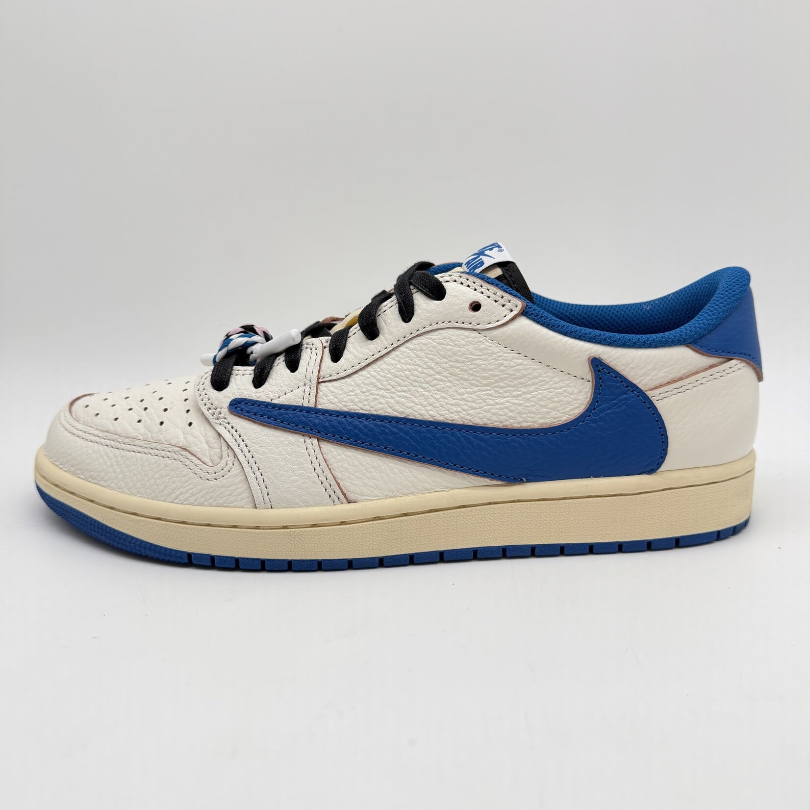 Jordan 1 Retro Low OG SP Fragment x Travis Scott Sail Military Blue