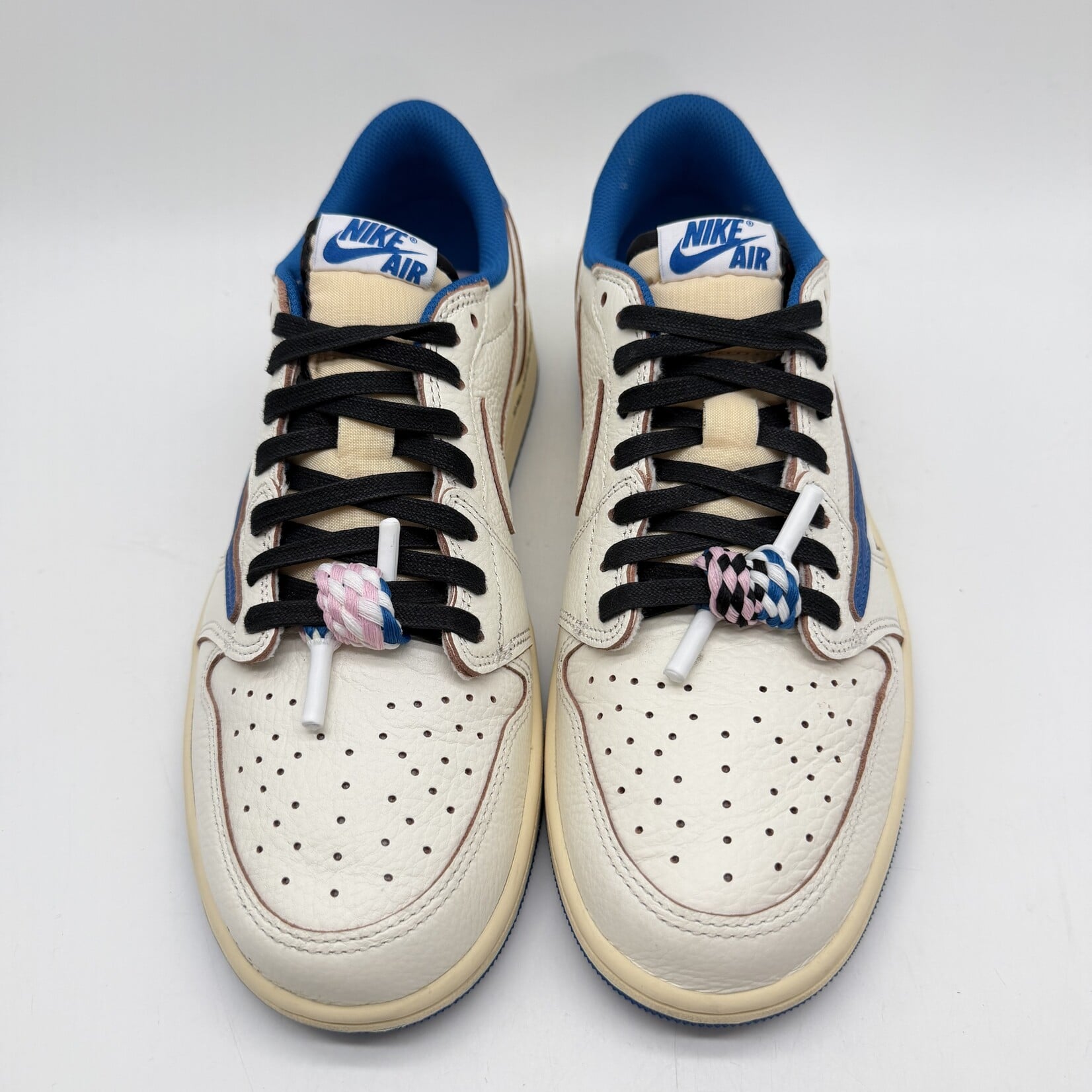 Jordan 1 Retro Low OG SP Fragment x Travis Scott Sail Military Blue