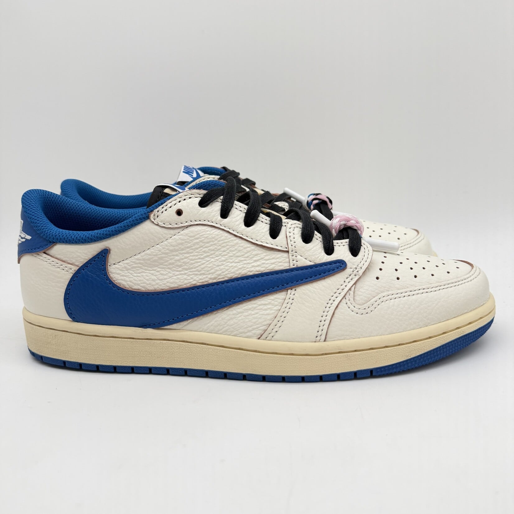 Jordan 1 Retro Low OG SP Fragment x Travis Scott Sail Military Blue