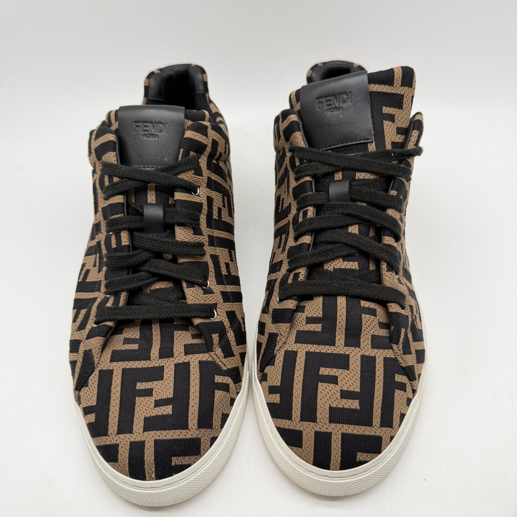Fendi Tech Fabric Low Top Brown