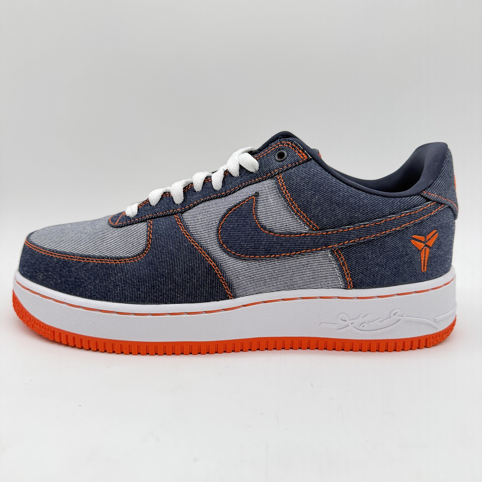 Nike Air Force 1 Low Protro Kobe Bryant Denim Obsidian Safety Orange