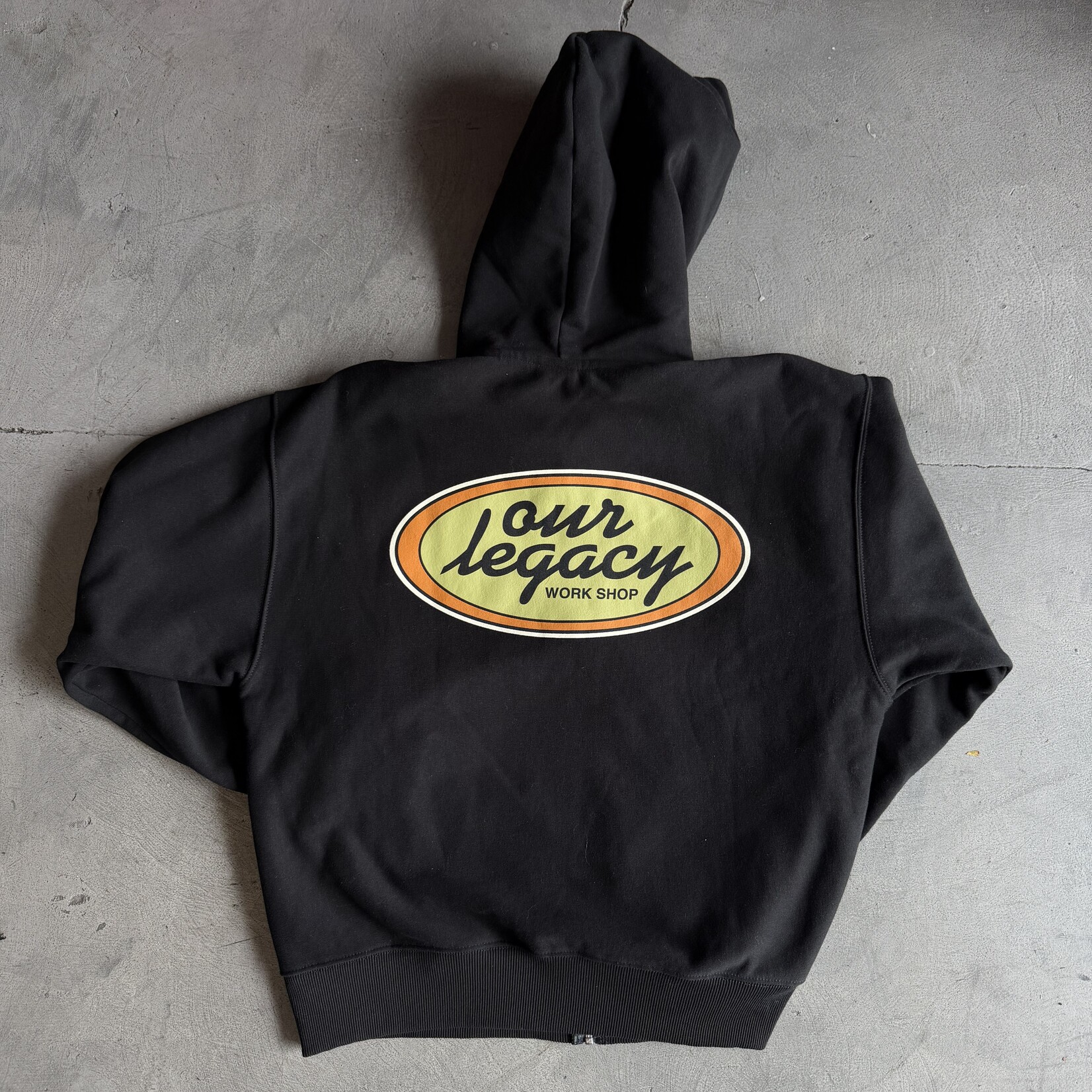 Stussy x Our Legacy Work Shop Oval Zip Hoodie