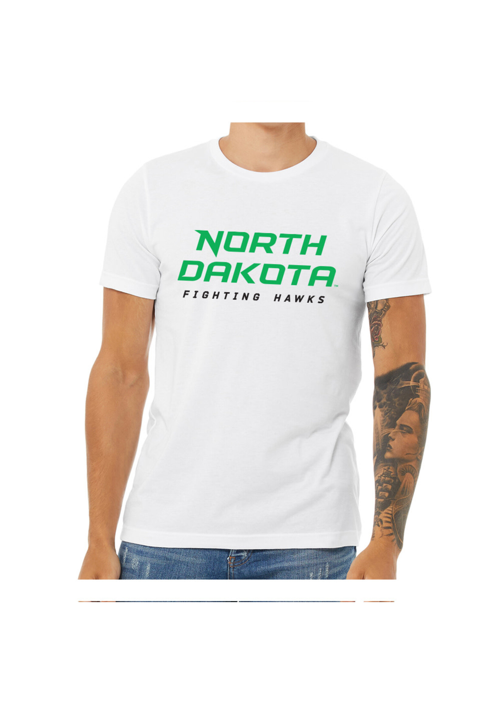 AHUNDYP Fighting Hawks Text Tee