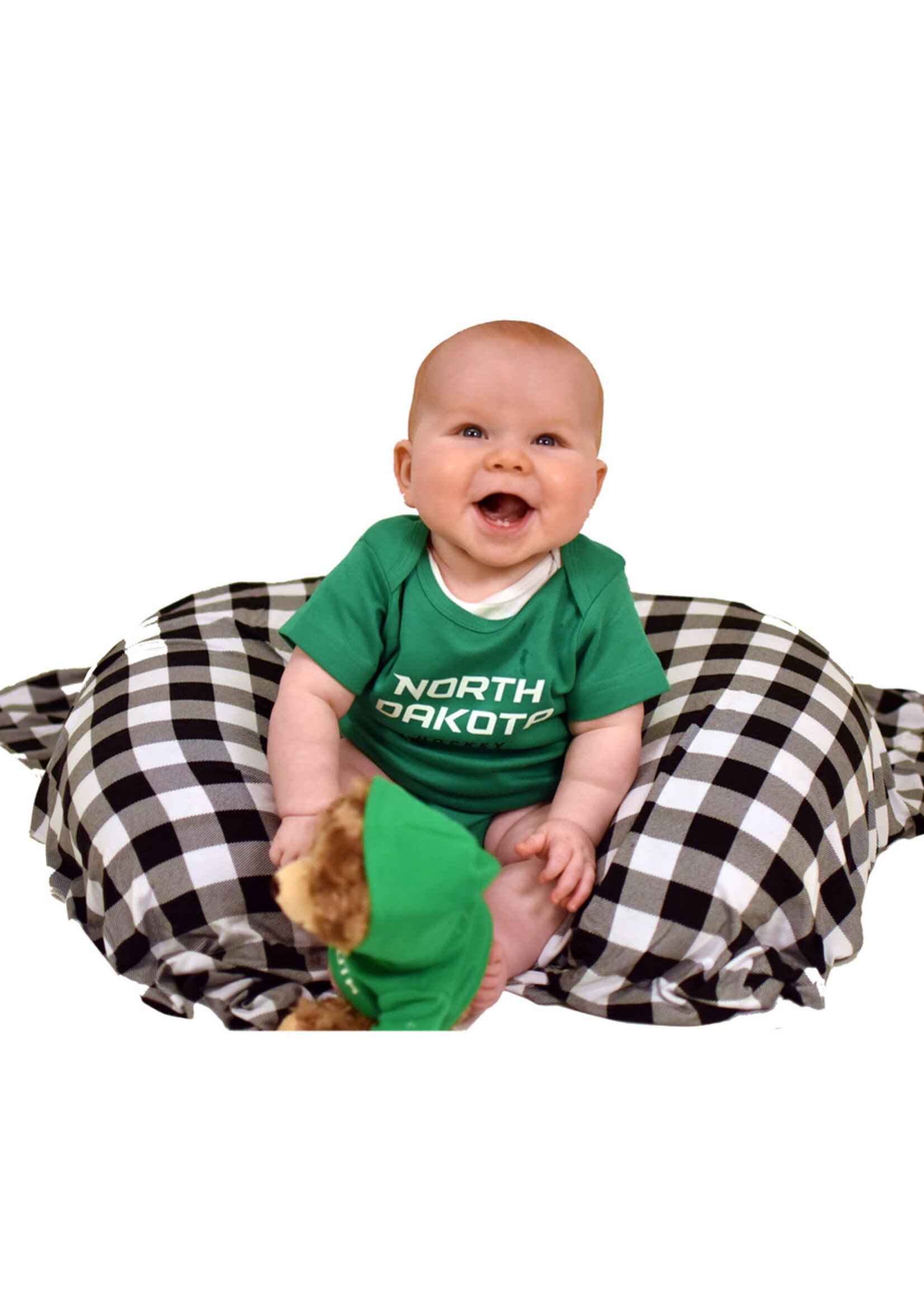 Creative Knitwear Lil' North Dakota Hockey Onesie