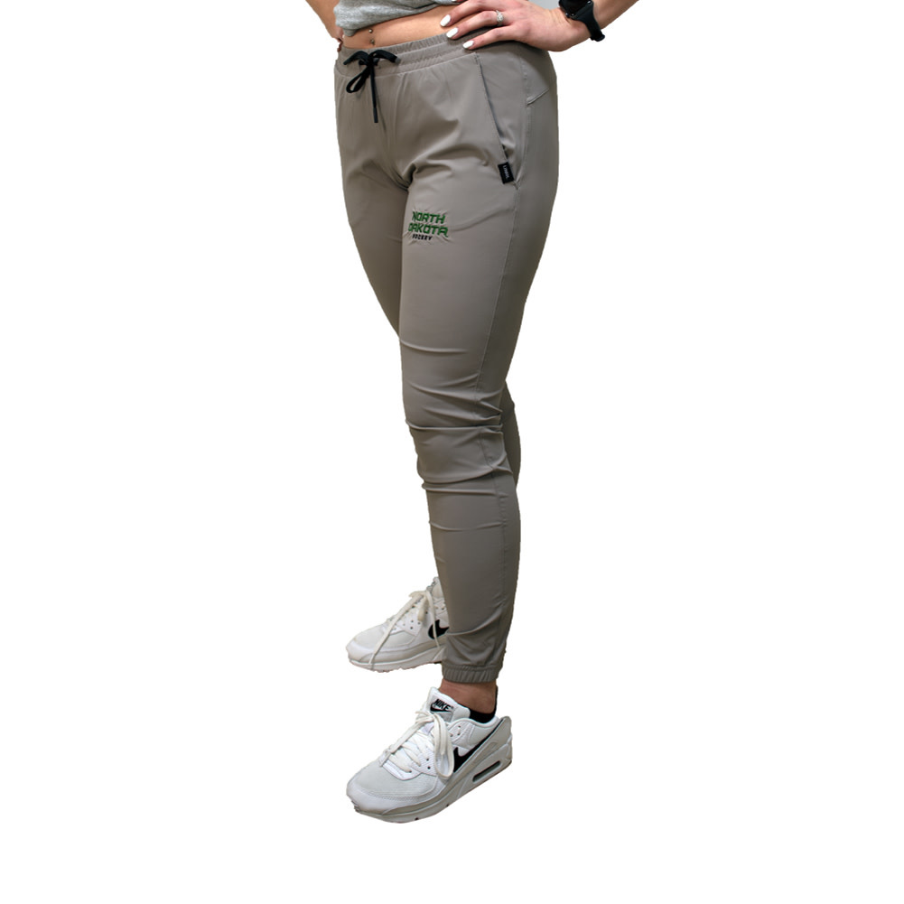 New York Jets Womens Marled Soft Jogger, Gray