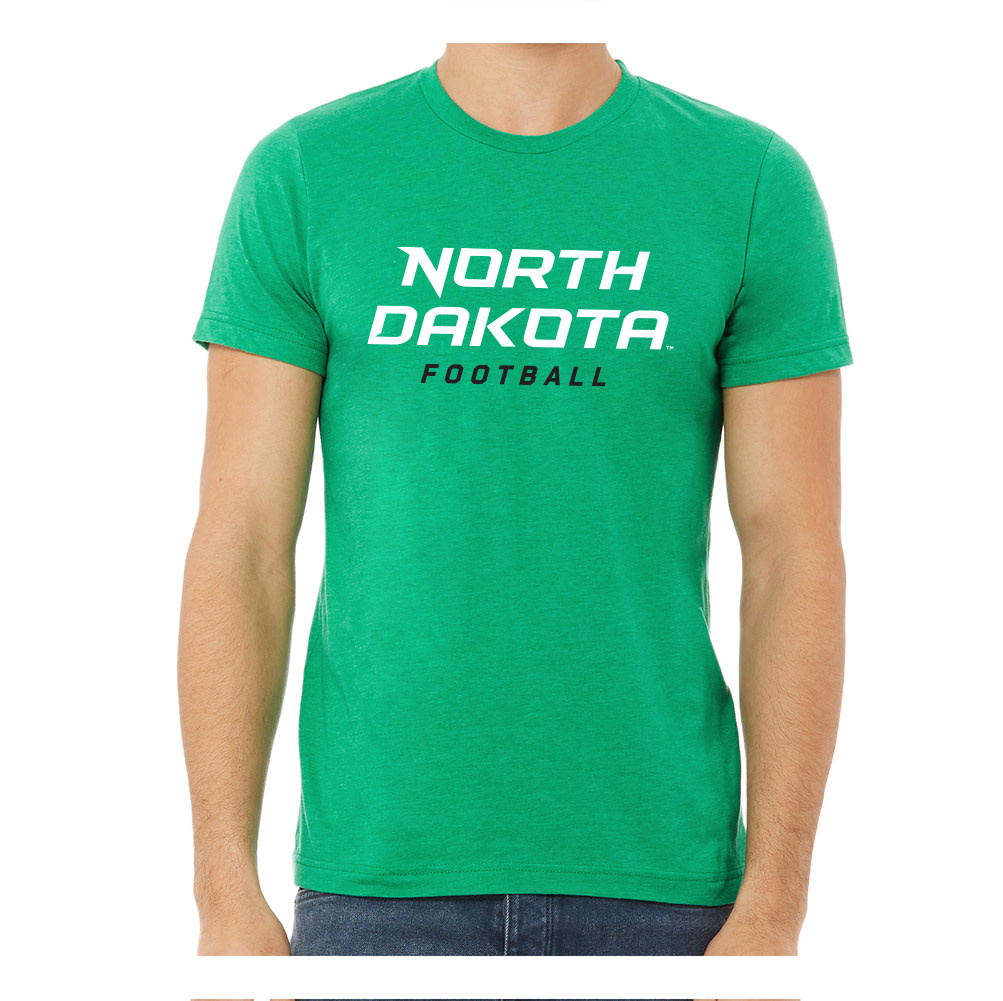 UND Football Text Tee - Sioux Shop at Ralph Engelstad Arena