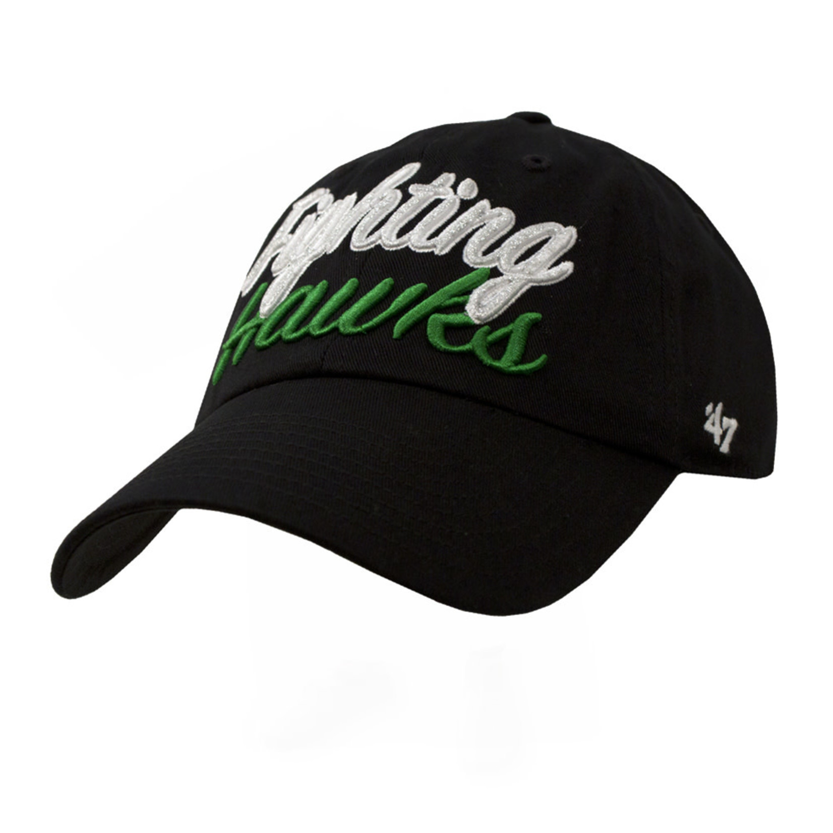 47 47 Fighting Hawks Glitter Script Cap