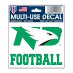 Wincraft North Dakota Fighting Hawks Football Decal