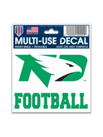 Wincraft North Dakota Fighting Hawks Football Decal
