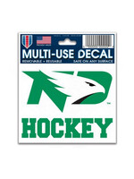 Wincraft North Dakota Fighting Hawks Hockey 3"x4" Decal