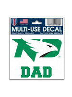 Wincraft North Dakota Fighting Hawks DAD Decal