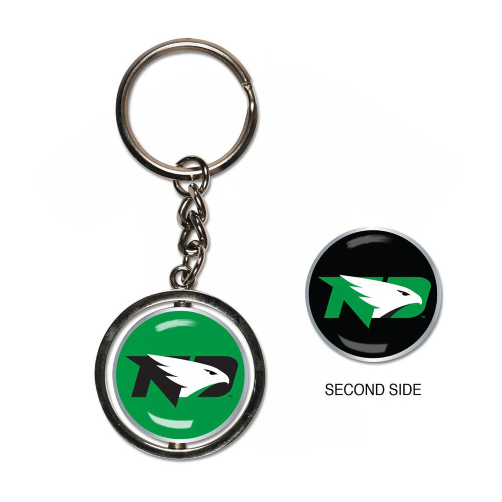 North Dakota Fighting Hawks Spinner Key Ring - Sioux Shop at Ralph  Engelstad Arena