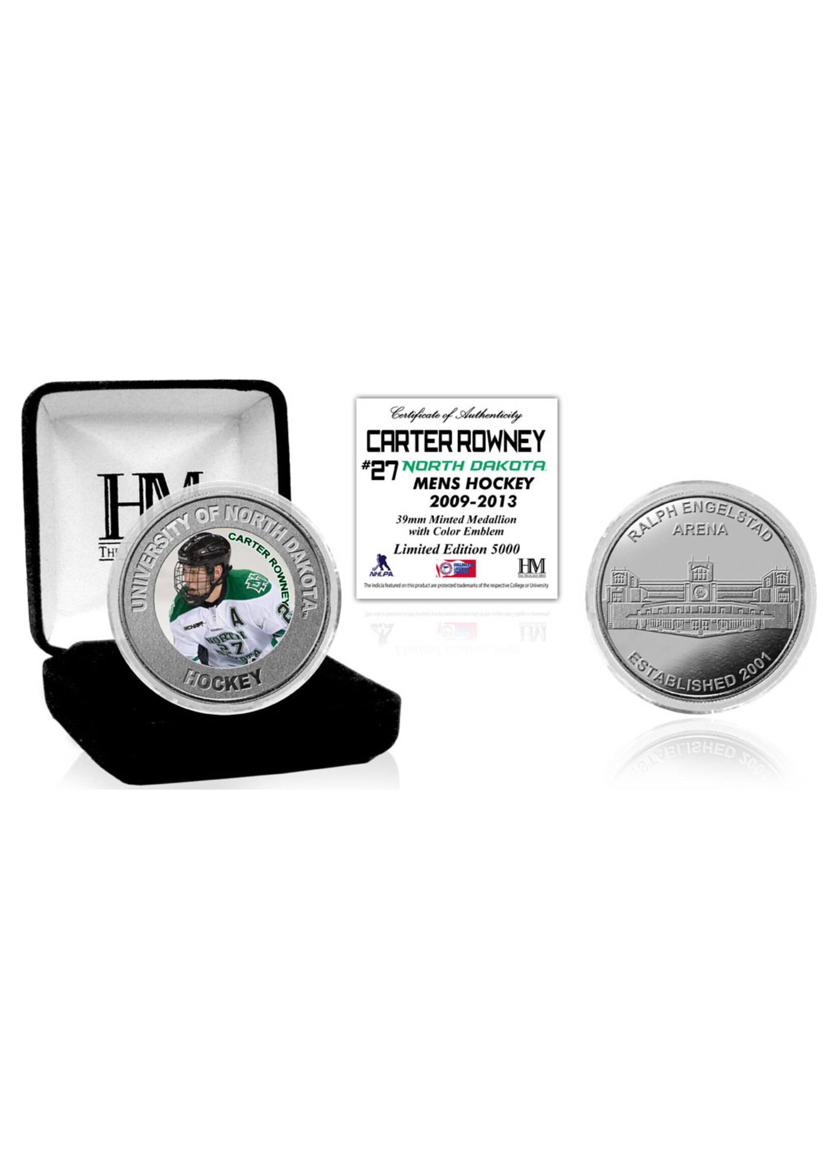 The Highland Mint UND Alumni Coin Carter Rowney