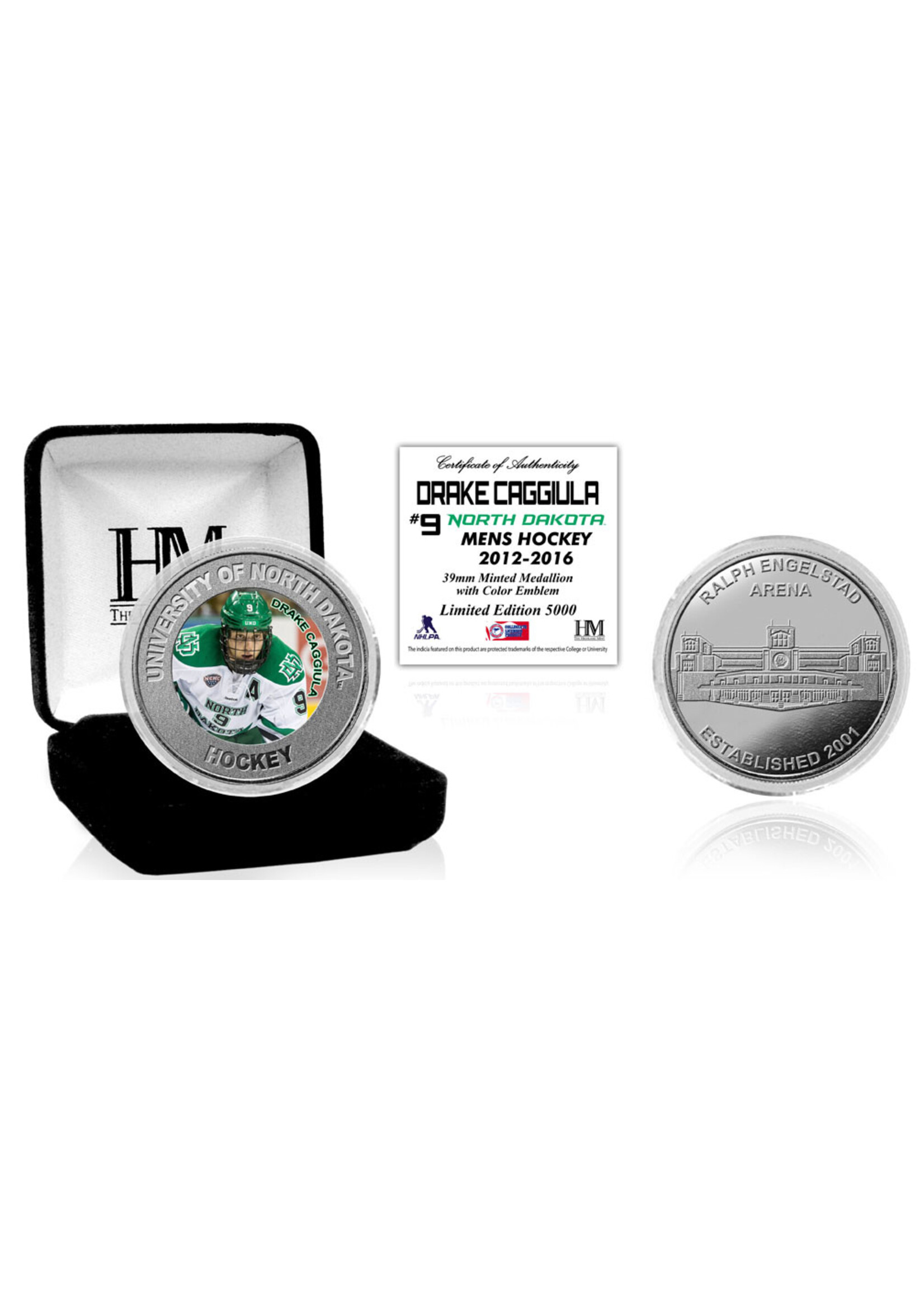The Highland Mint UND Alumni Coin Drake Caggiula