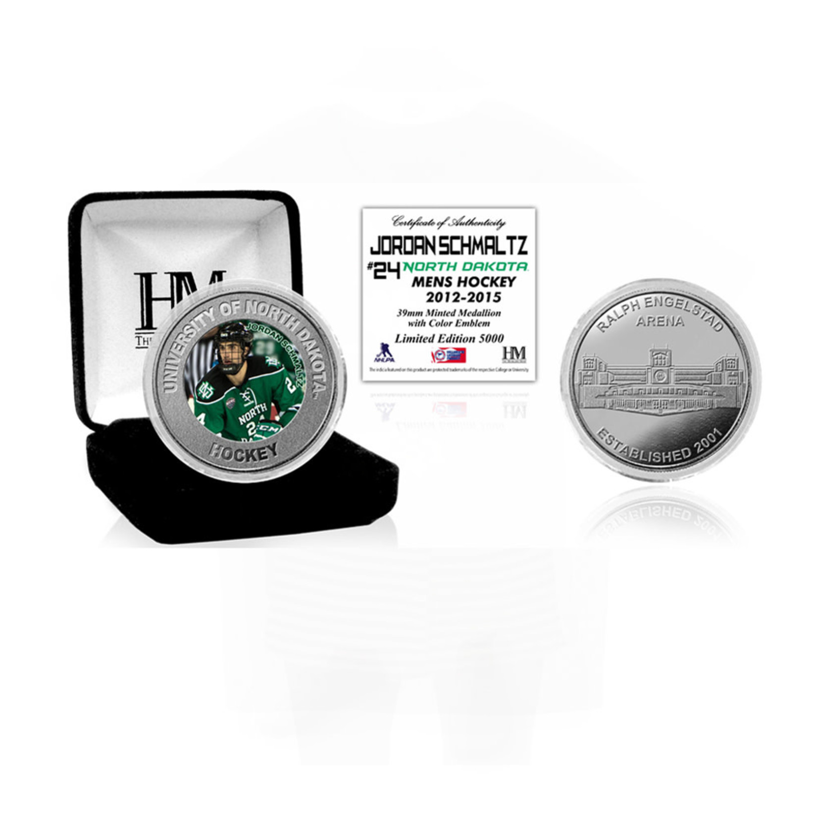 The Highland Mint UND Alumni Coin Jordan Schmaltz