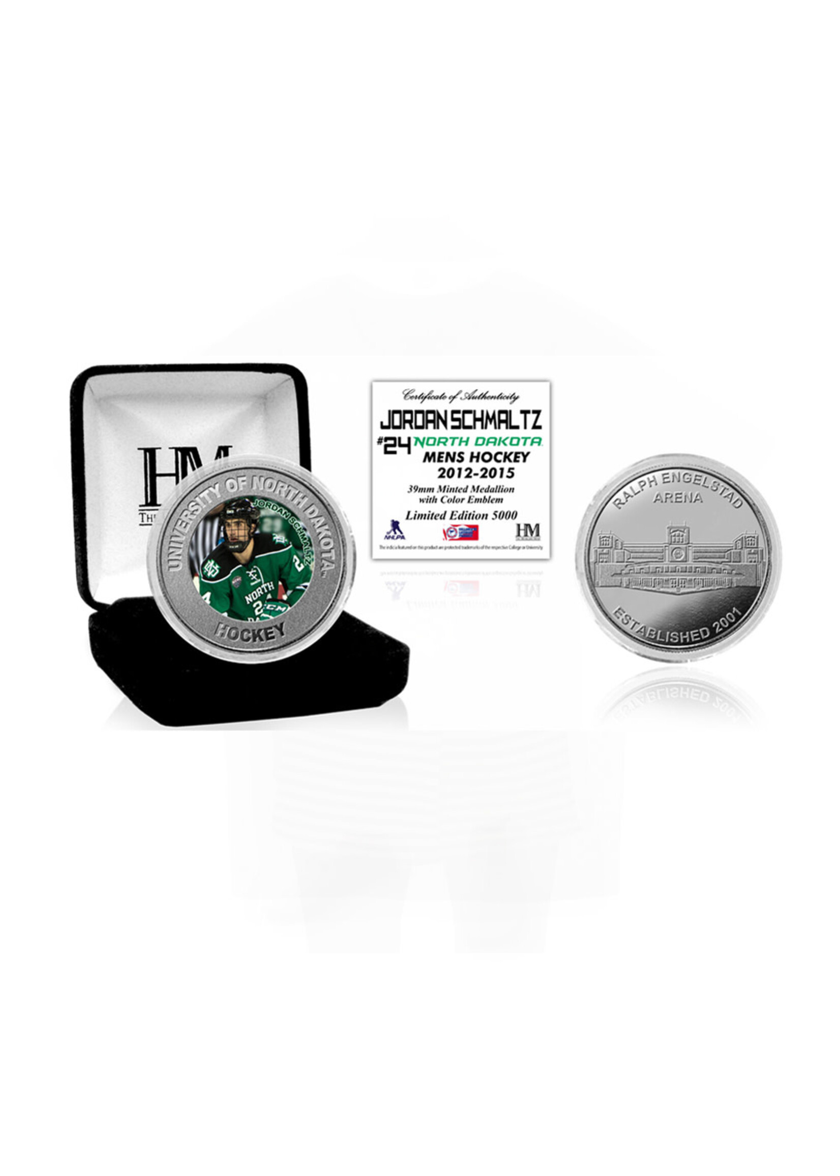 The Highland Mint UND Alumni Coin Jordan Schmaltz
