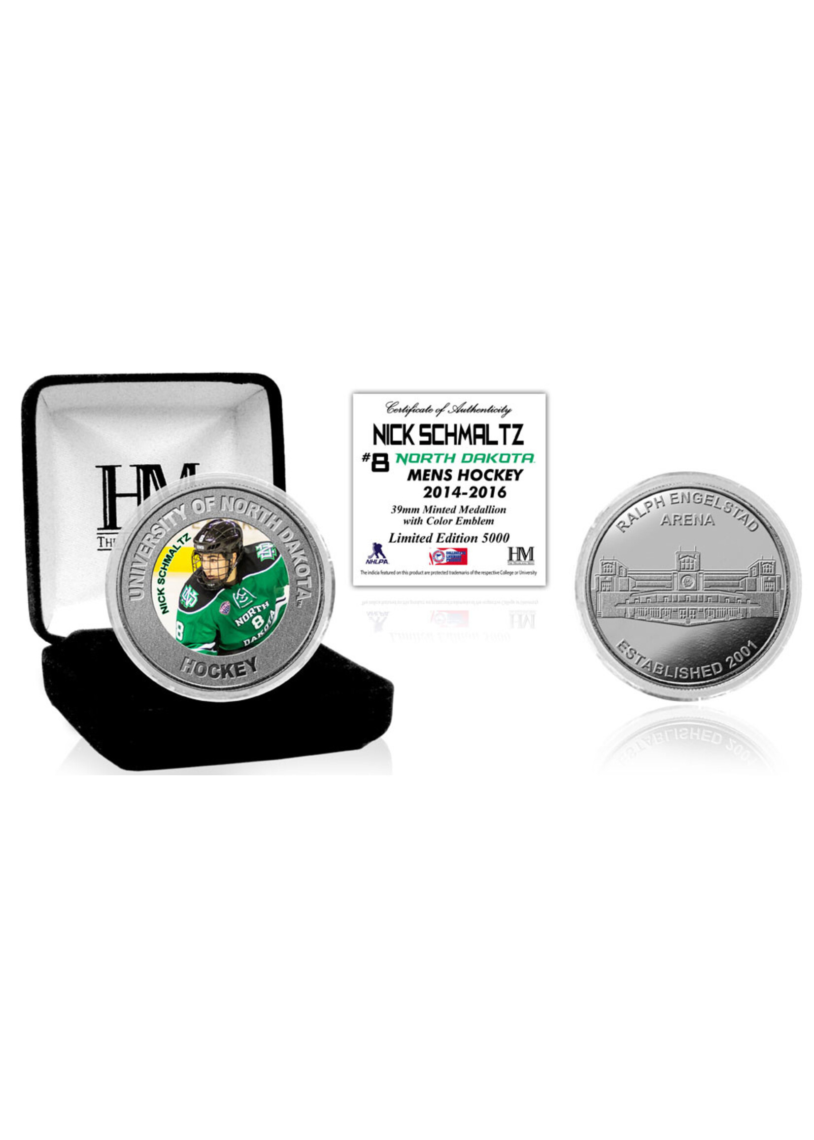 The Highland Mint UND Alumni Coin Nick Schmaltz
