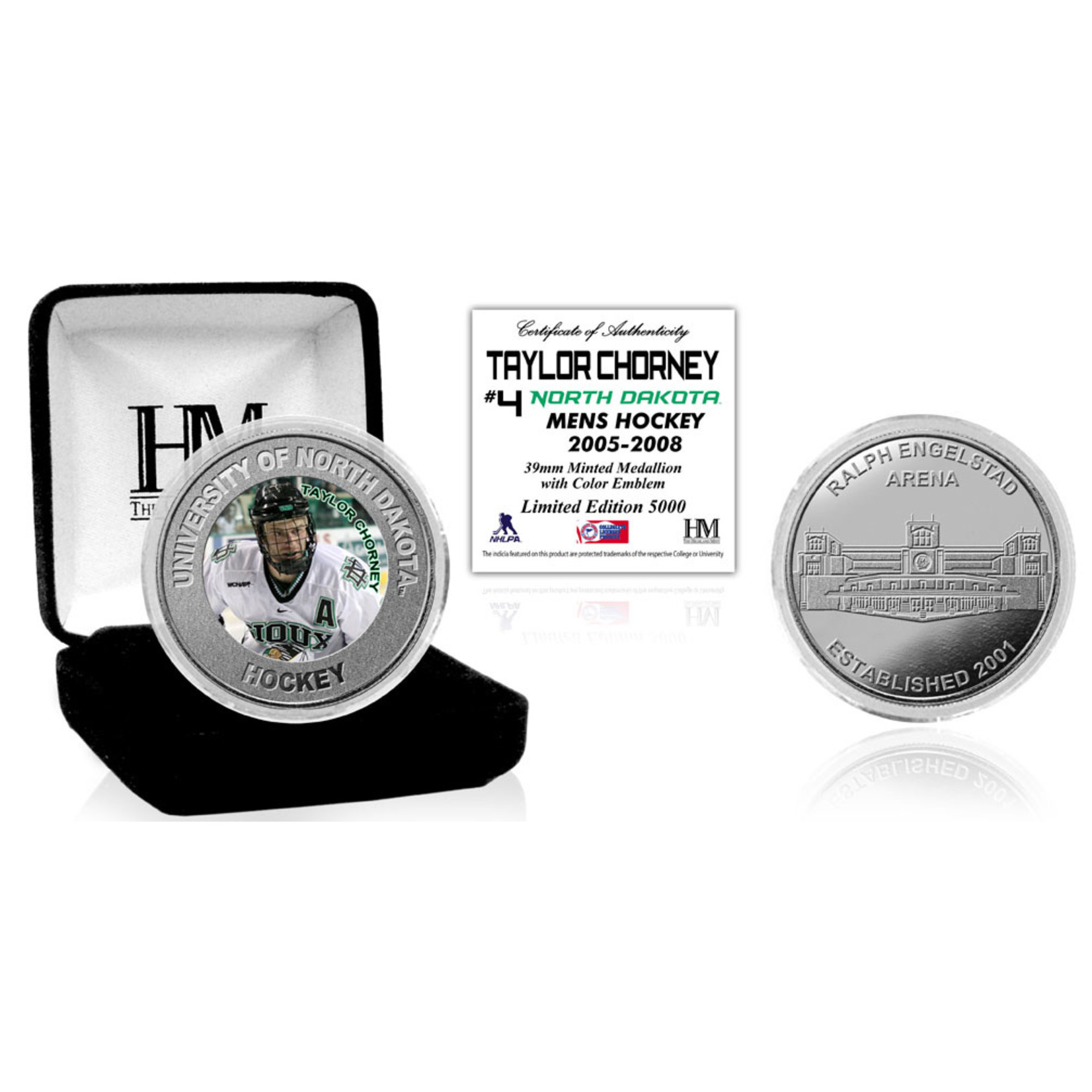 The Highland Mint UND Alumni Coin Taylor Chorney
