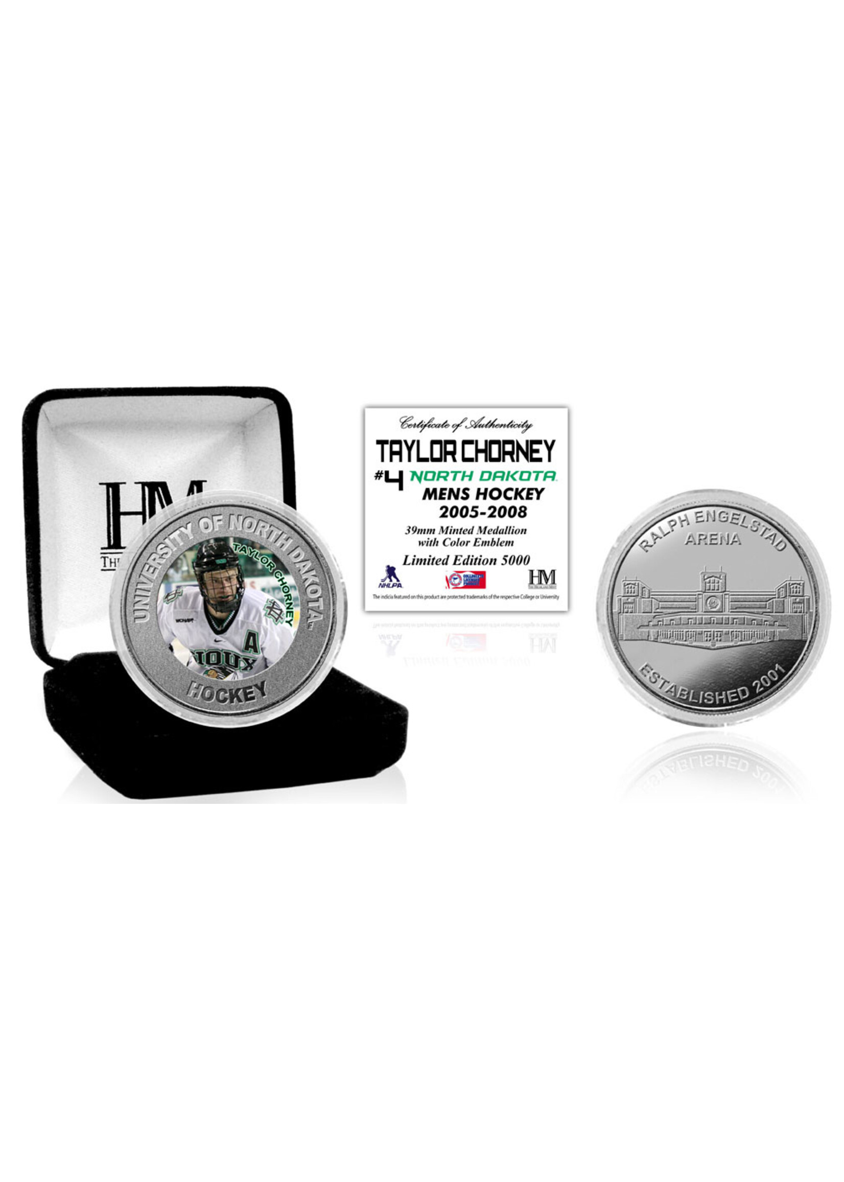 The Highland Mint UND Alumni Coin Taylor Chorney