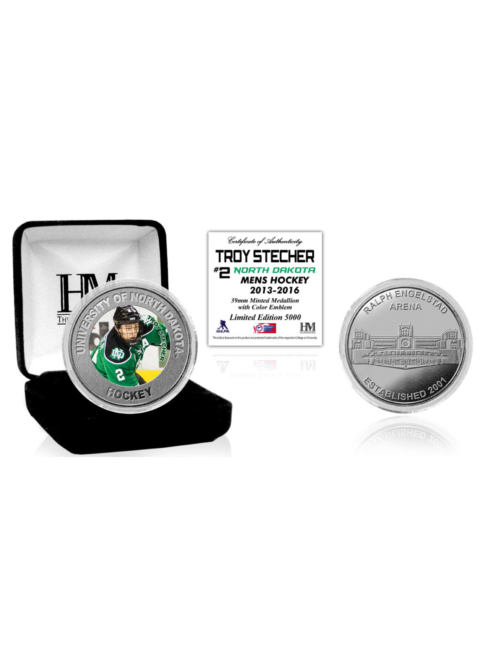 The Highland Mint UND Alumni Coin Troy Stetcher