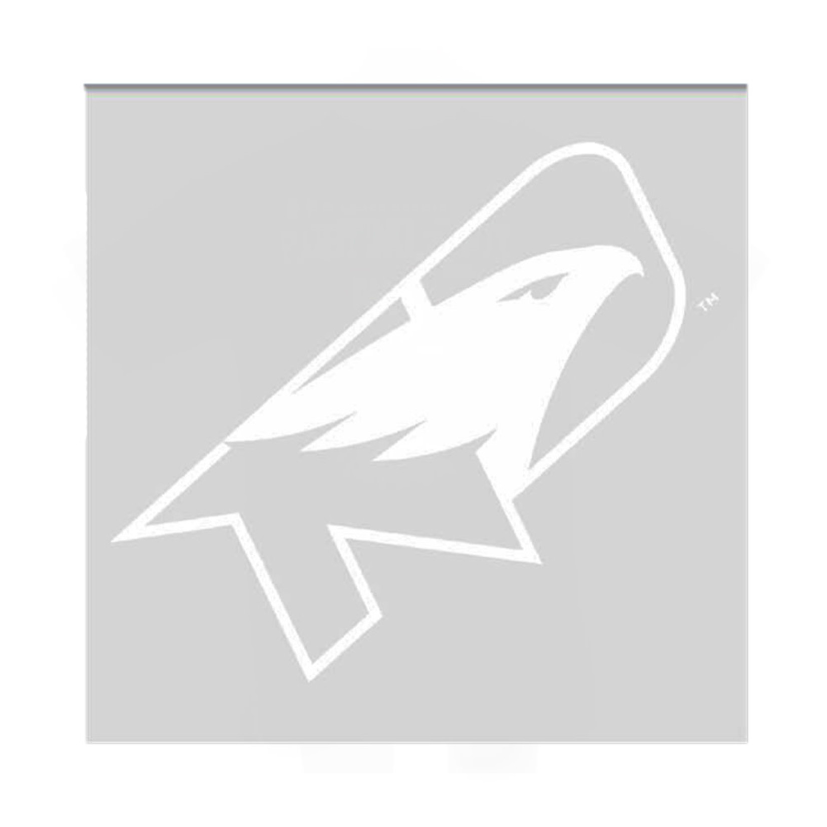 Wincraft North Dakota Fighting Hawks White Logo 4"x4" Decal
