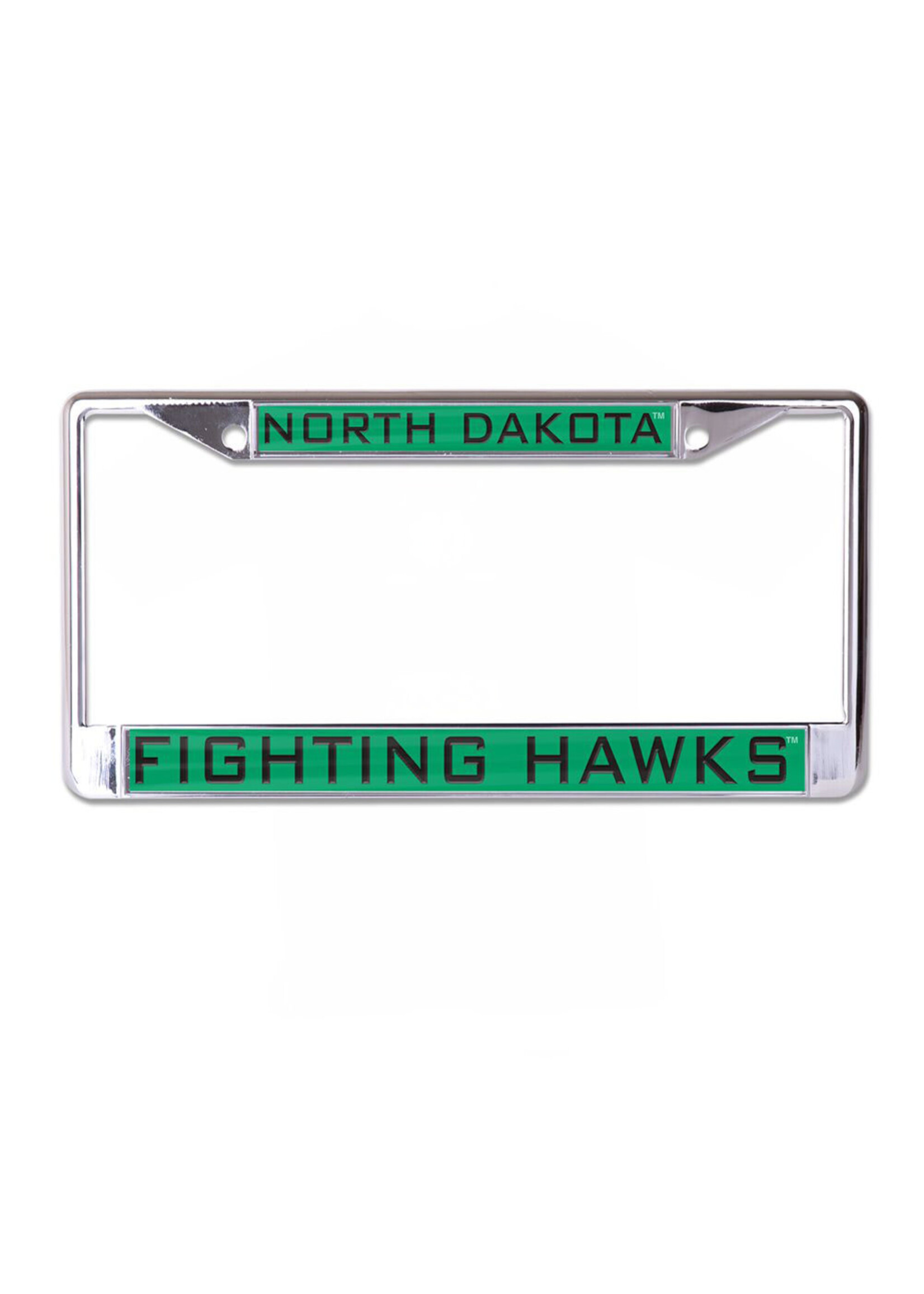 Wincraft UND Fighting Hawks Metal License Plate Frame