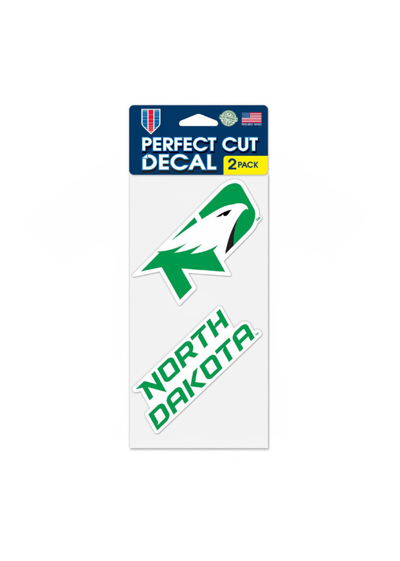 Wincraft 2 Pack University of North Dakota 4"x4" Decals