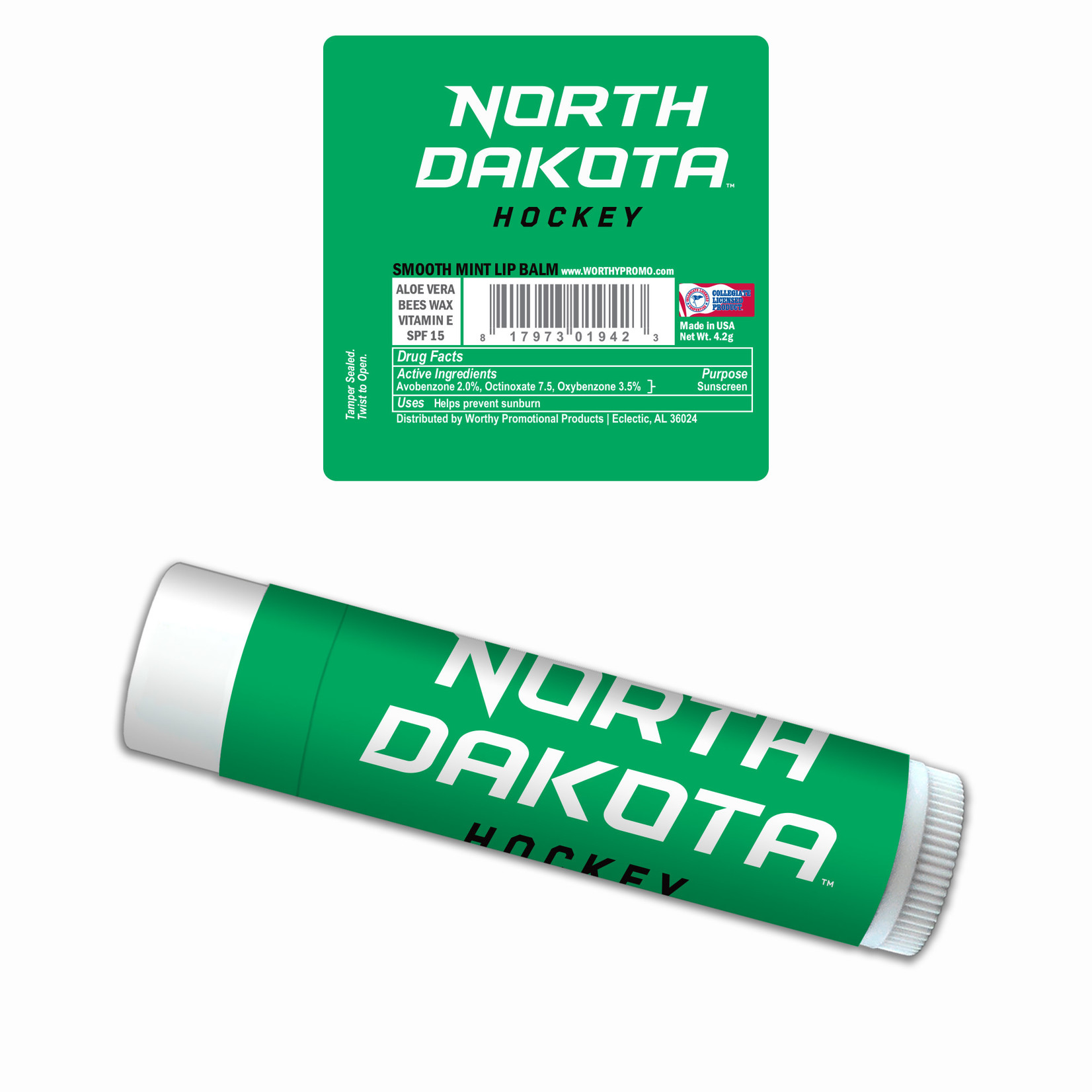 Worthy Pro North Dakota Hockey Lip Balm