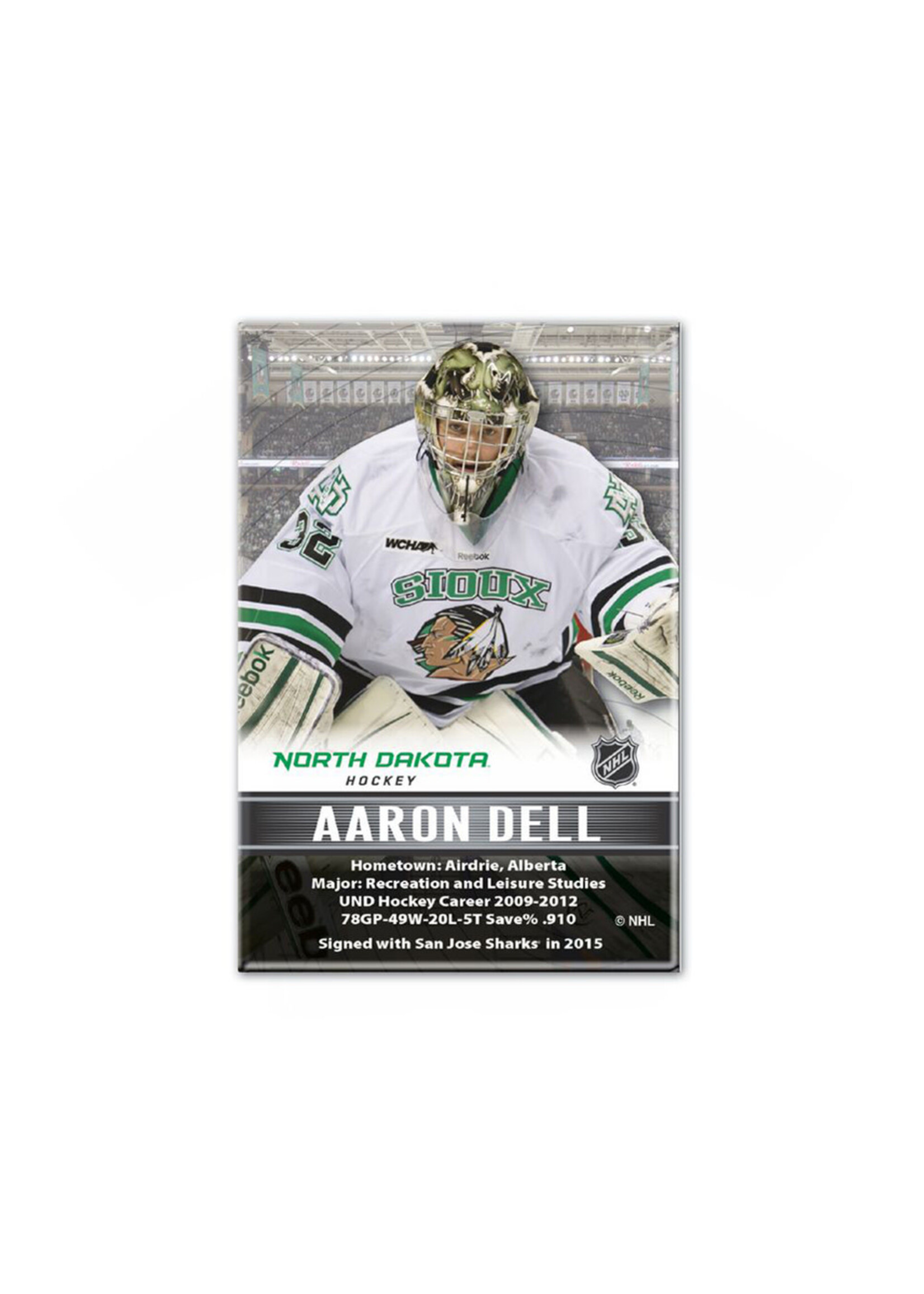 Wincraft UND Alumni Magnet Aaron Dell