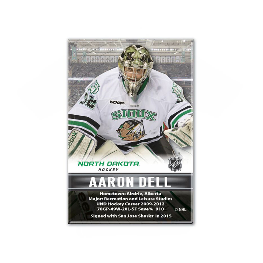 UND Alumni Magnet Aaron Dell Sioux Shop at Ralph Engelstad Arena