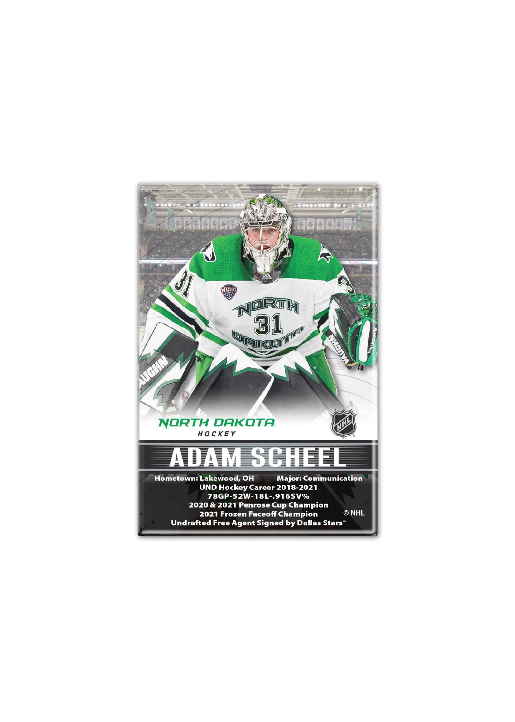 Wincraft UND Alumni Magnet Adam Scheel
