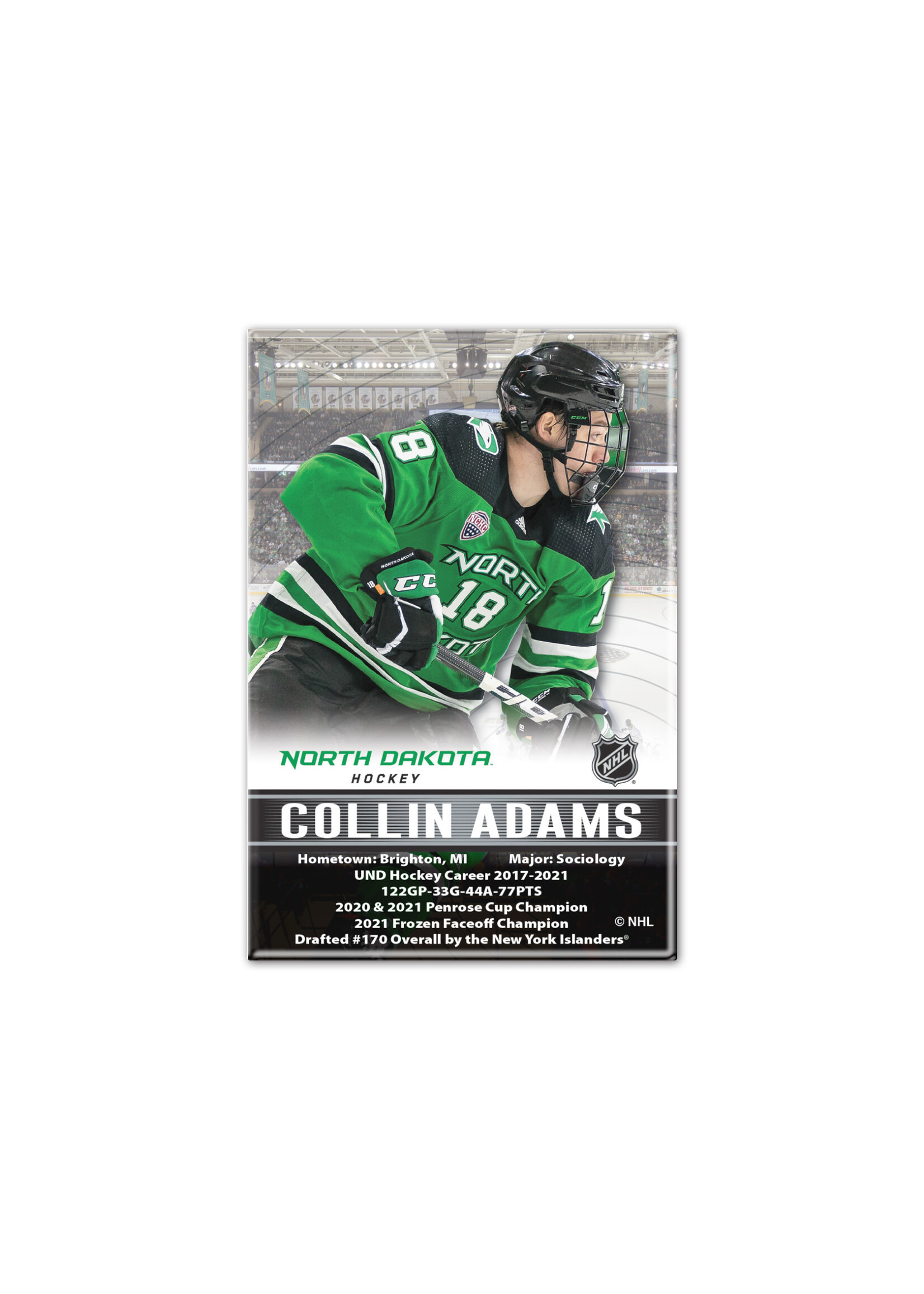 Wincraft UND Alumni Magnet Collin Adams