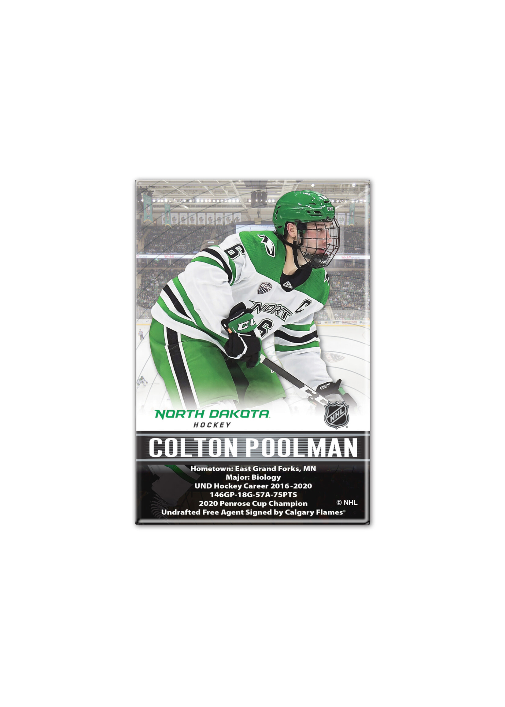 Wincraft UND Alumni Magnet Colton Poolman