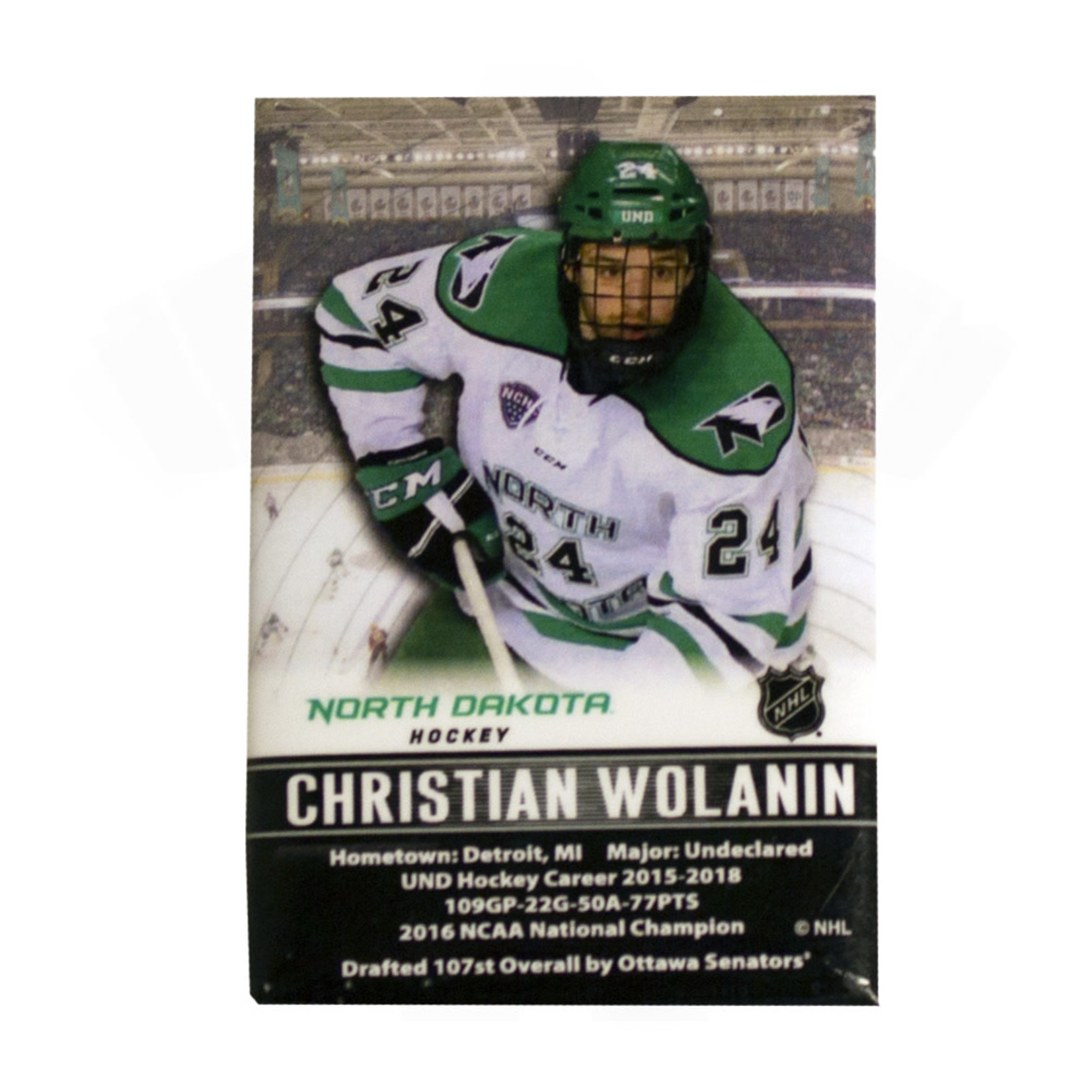 Christian Wolanin Senators Jersey T-Shirt Red Large - Sioux Shop at Ralph  Engelstad Arena