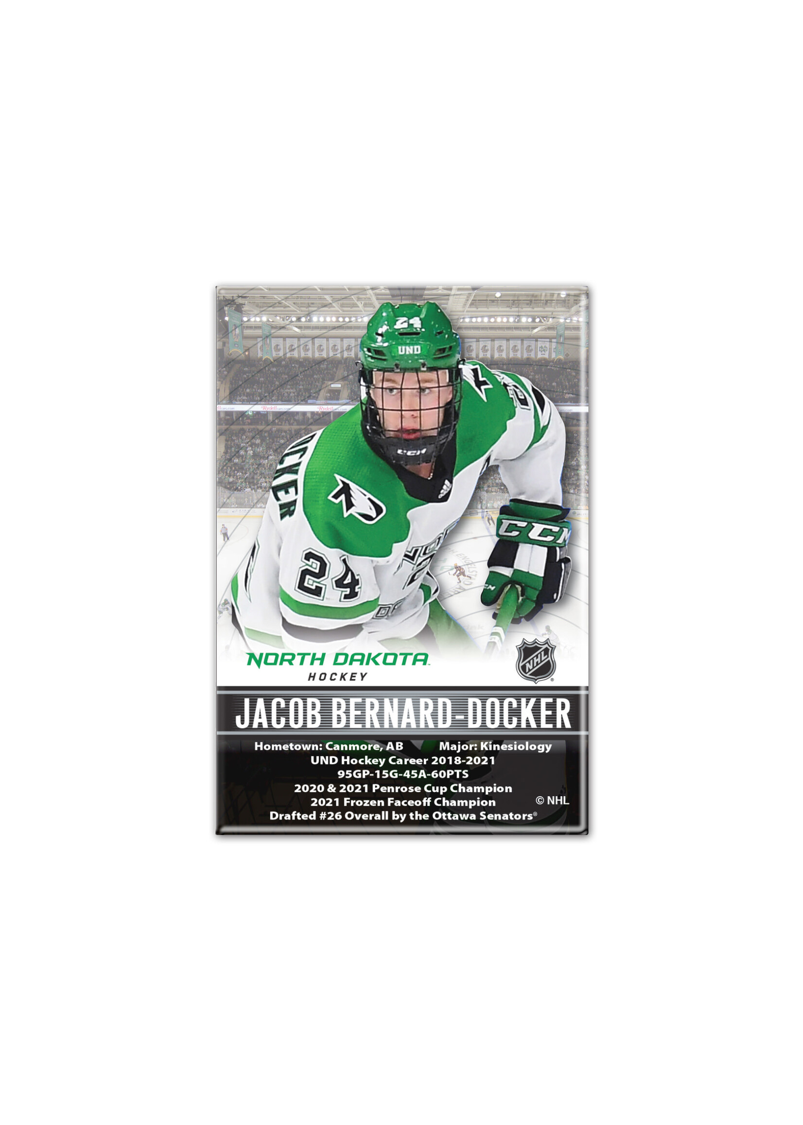 Wincraft UND Alumni Magnet Jacob Bernard-Docker