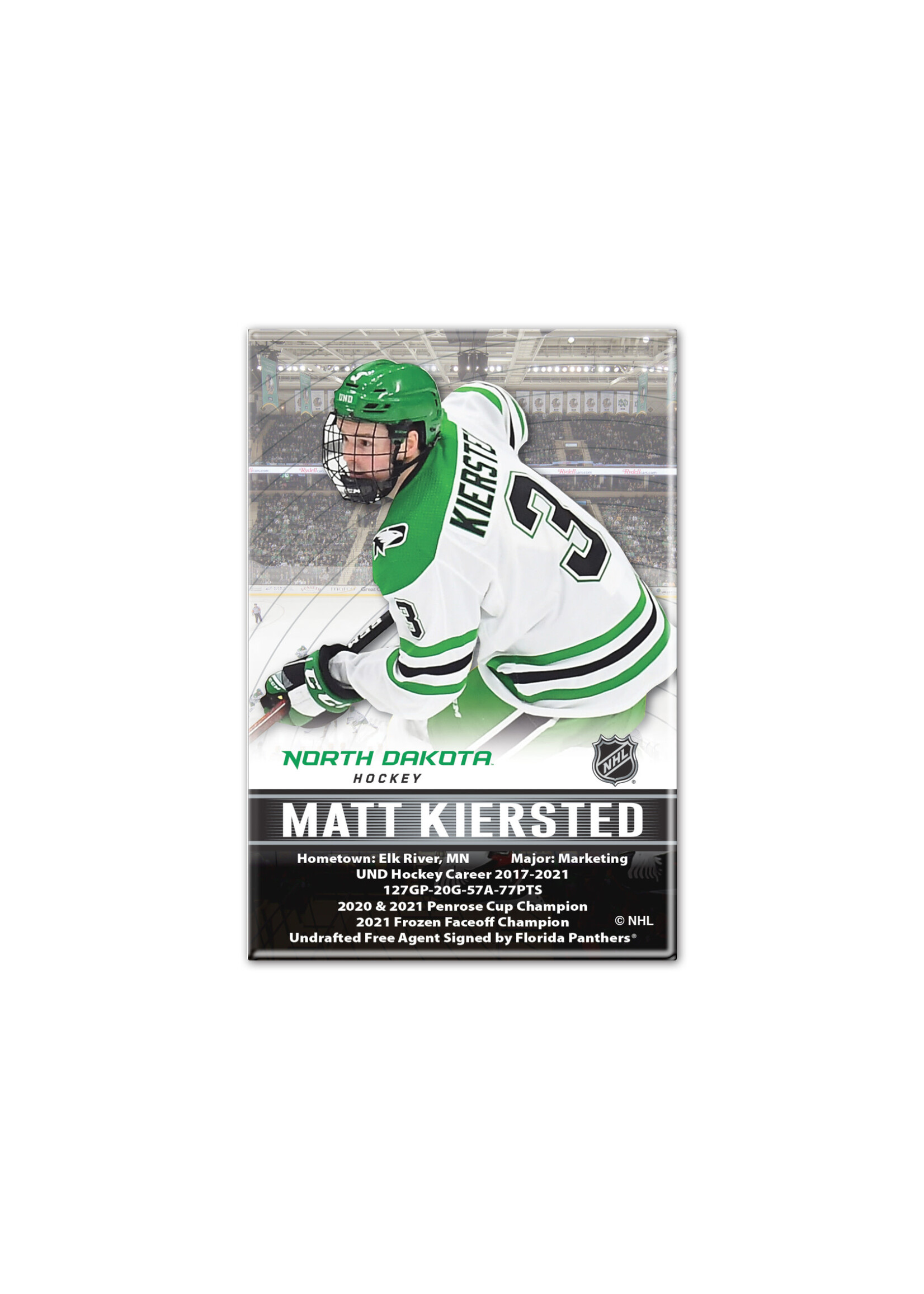 Wincraft UND Alumni Magnet Matt Kiersted