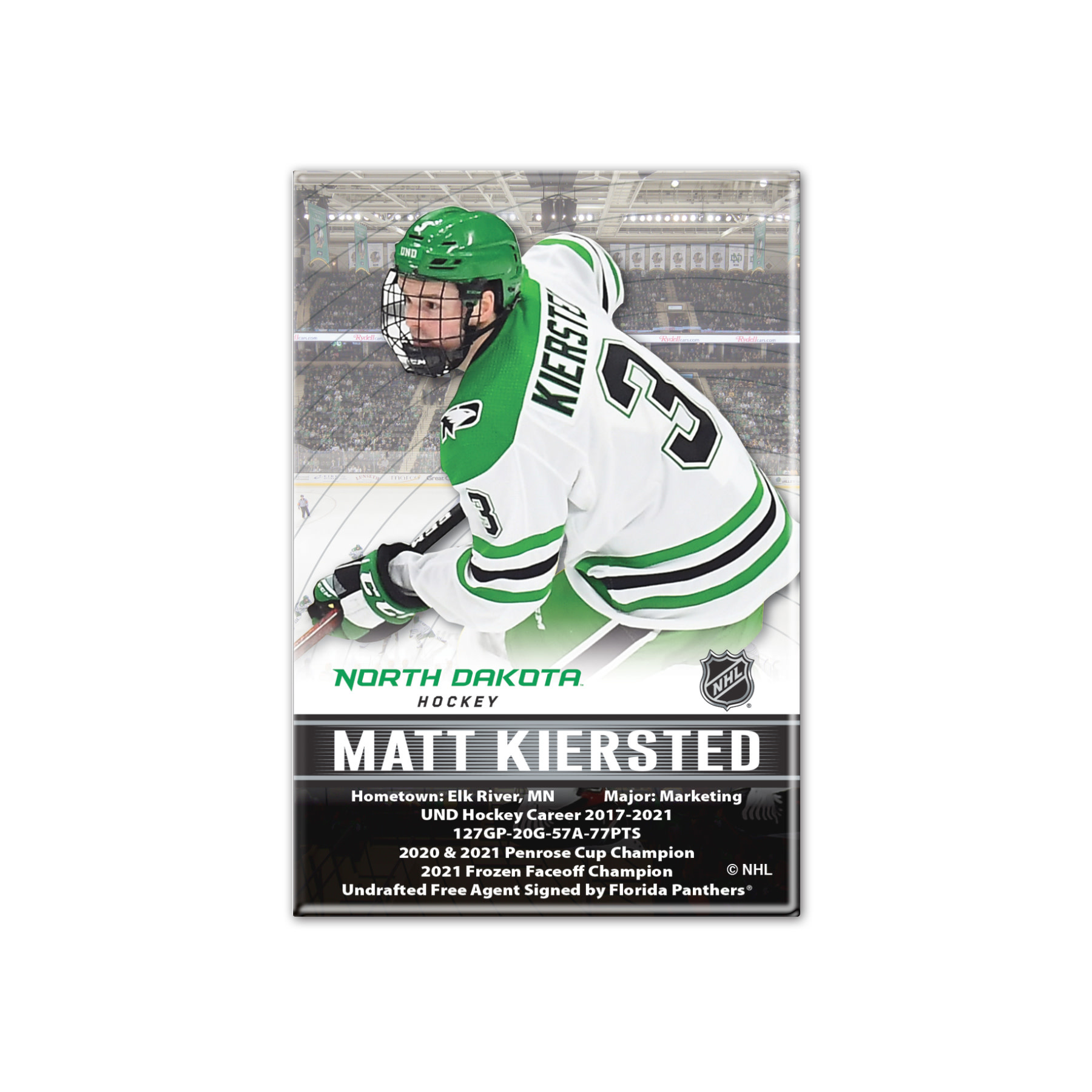 Kiersted signs free agent deal with Florida Panthers - University of North  Dakota Athletics