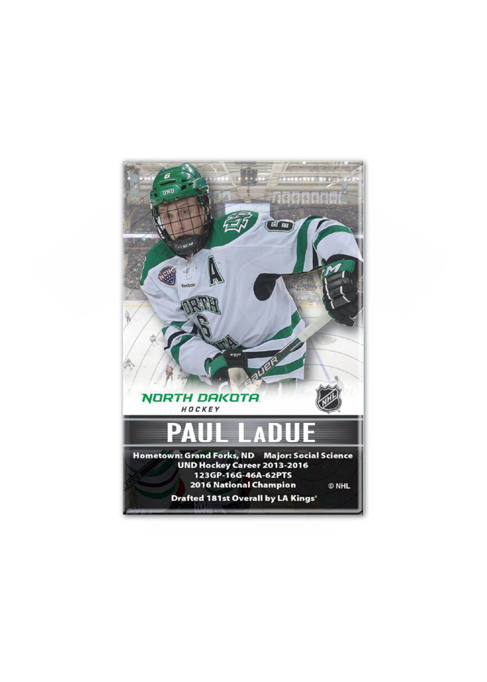 Wincraft UND Alumni Magnet Paul LaDue