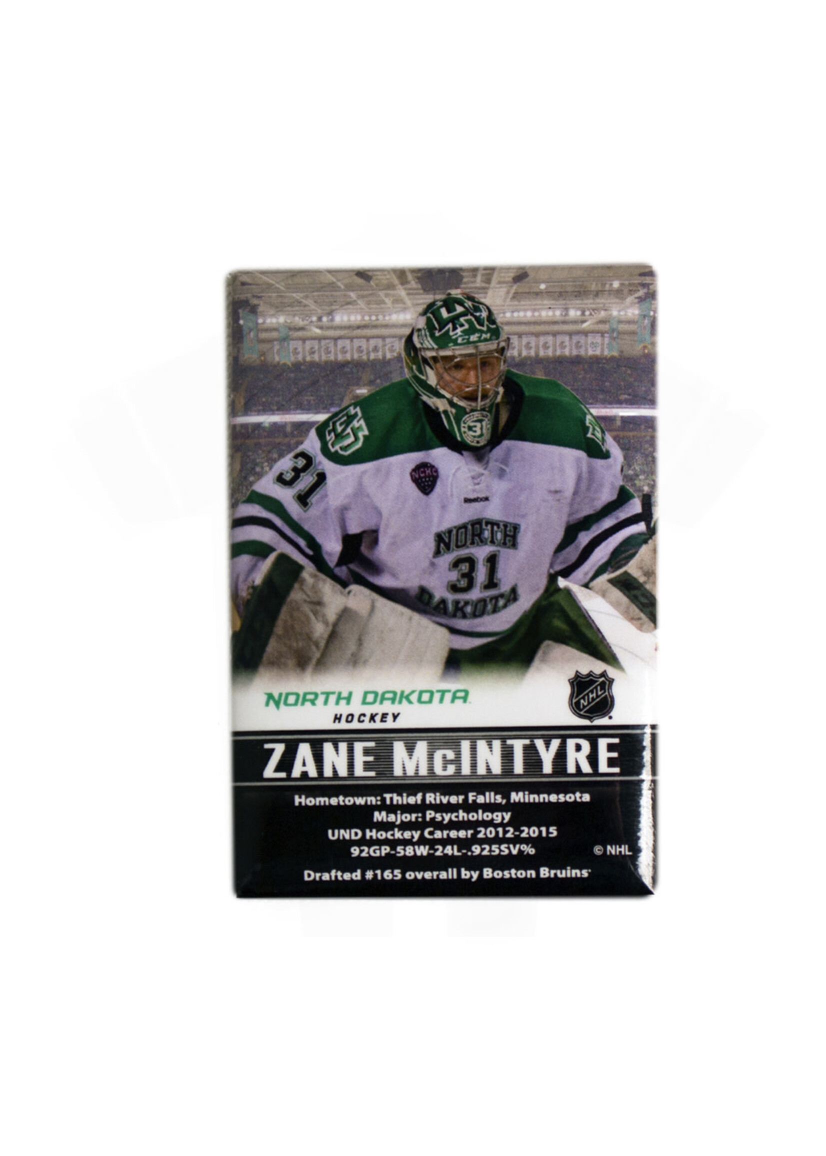 Wincraft UND Alumni Magnet Zane McIntyre